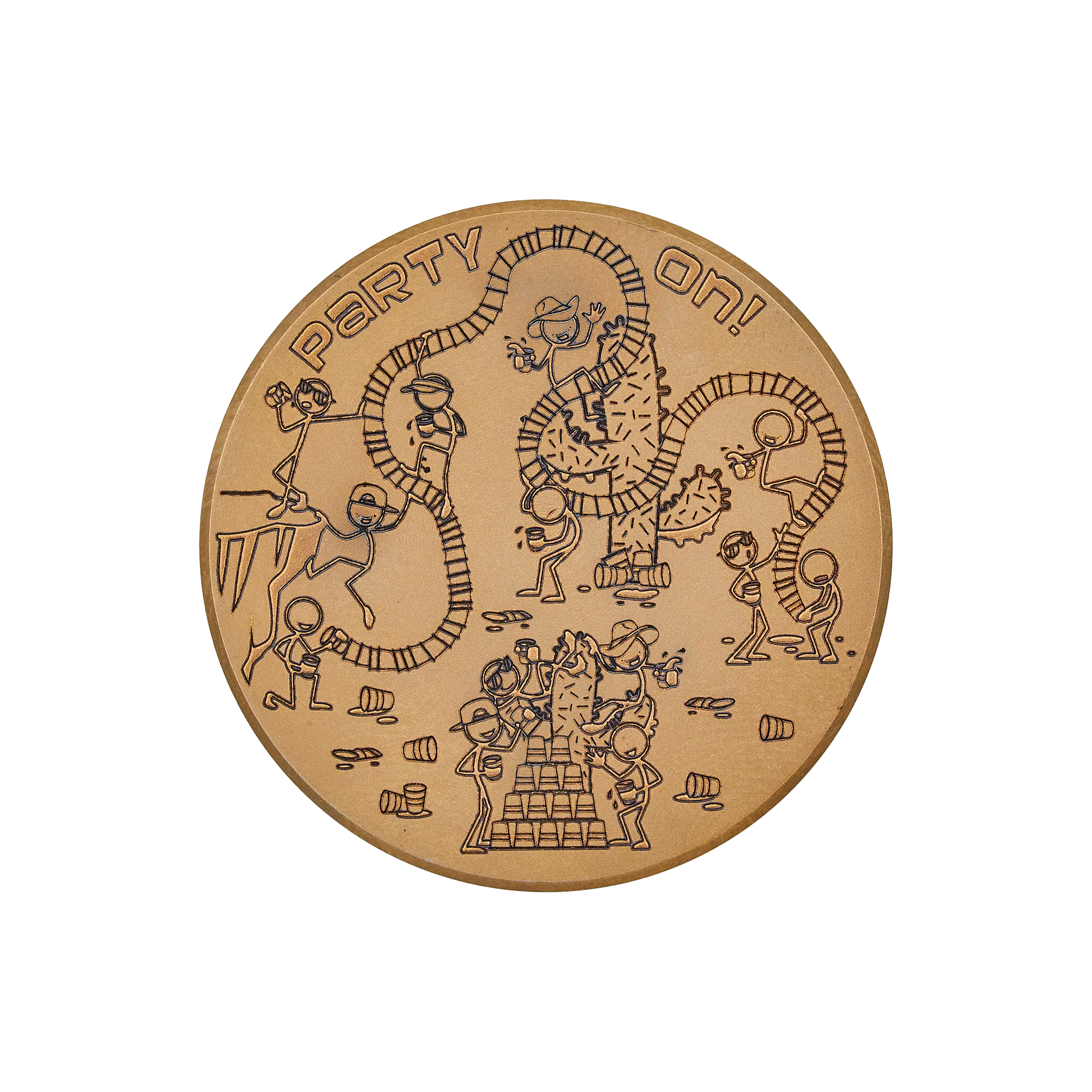 2023 Party On! Laser-Engraved DASS Ball Marker - Image 3