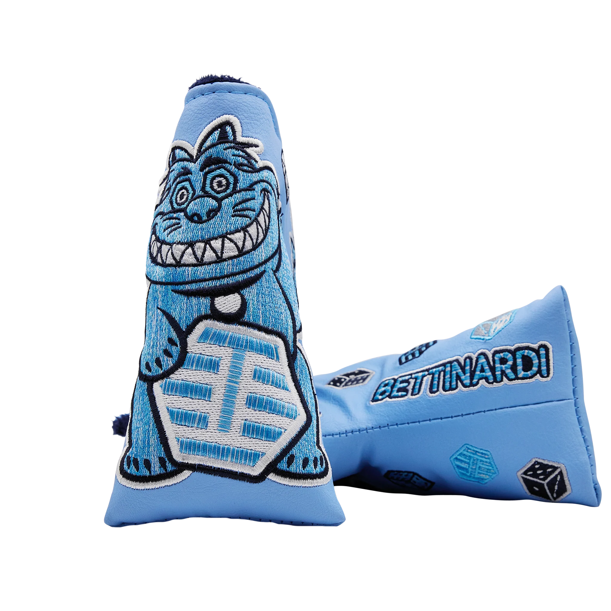 2025 Social Baby Blue Lucky Cat Tour Dept. Blade Putter Headcover