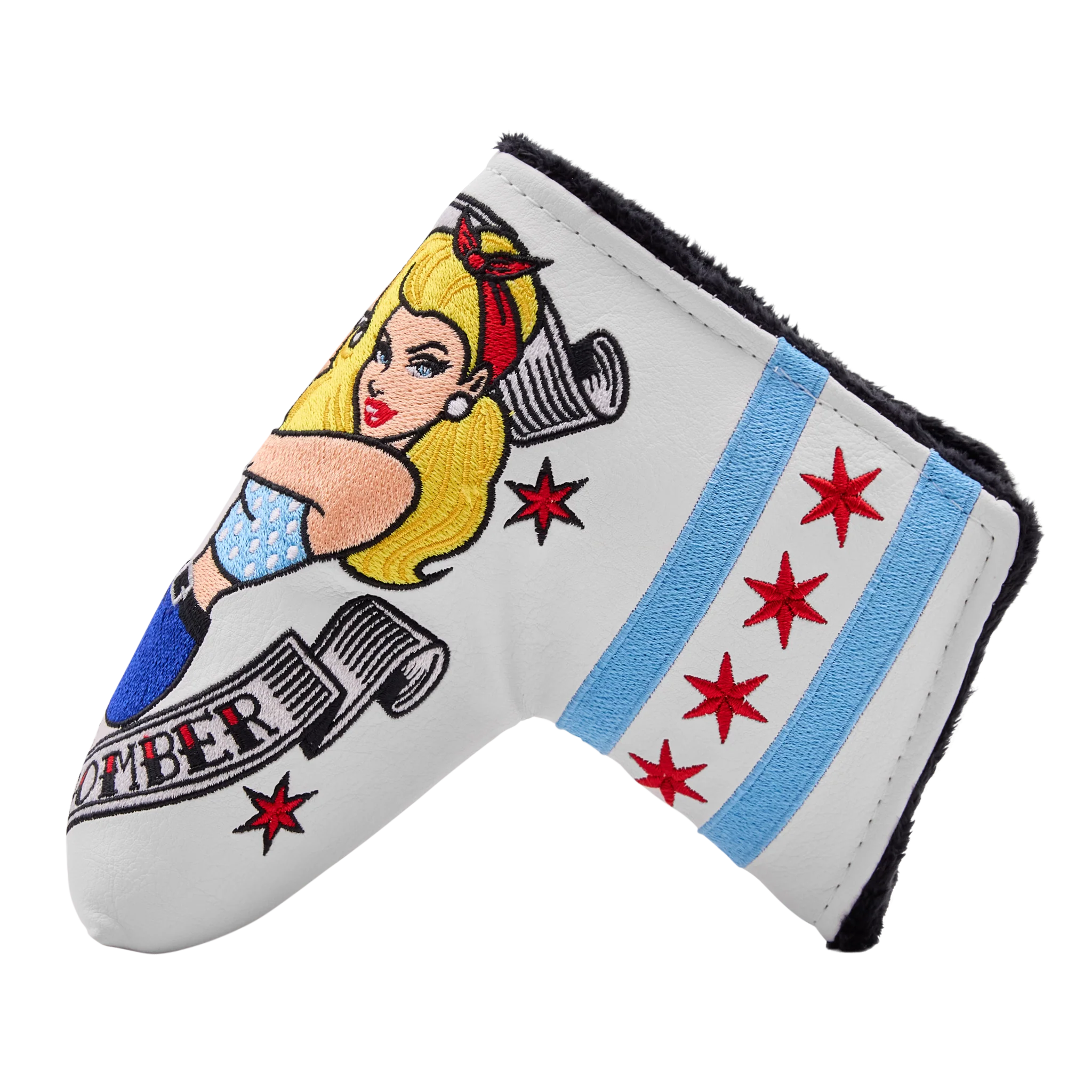 2025 Social Birdie Bomber Chi Town Blade Putter Headcover - Image 2
