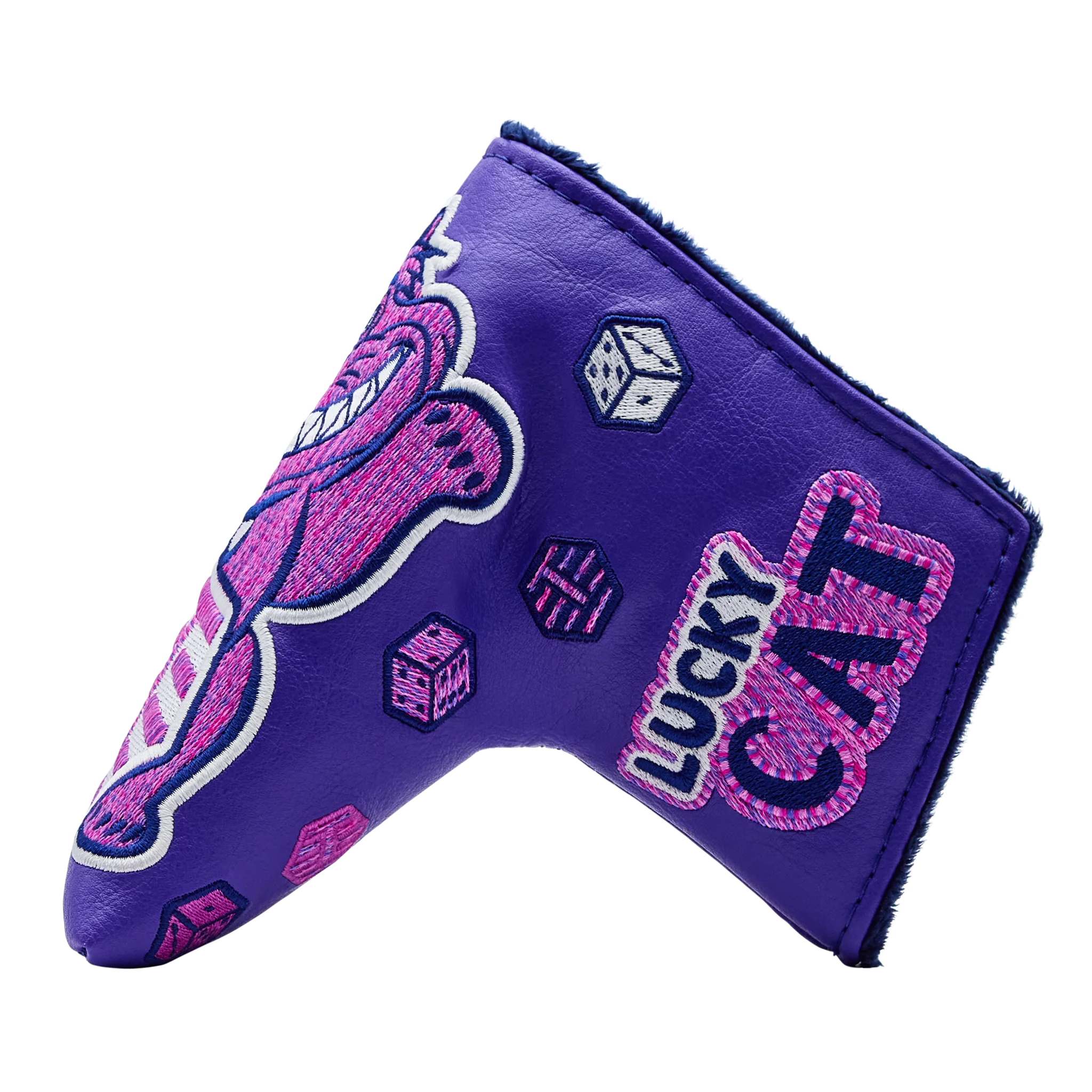 2025 Social FAI Purple Lucky Cat Tour Dept. Blade Putter Headcover - Image 2
