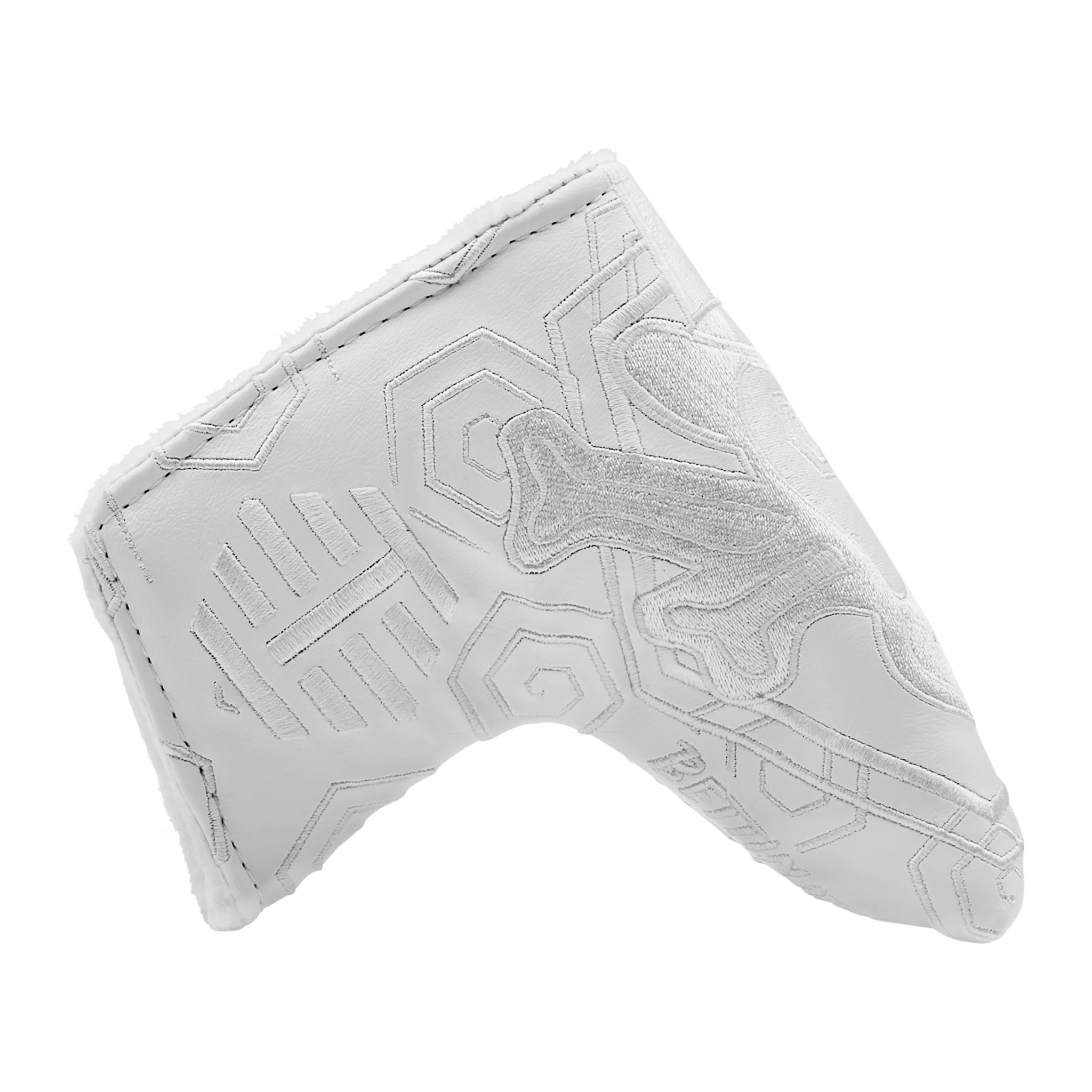 Tour Dept Voodoo Skull Blade Putter Headcover - White Buffalo - Image 2