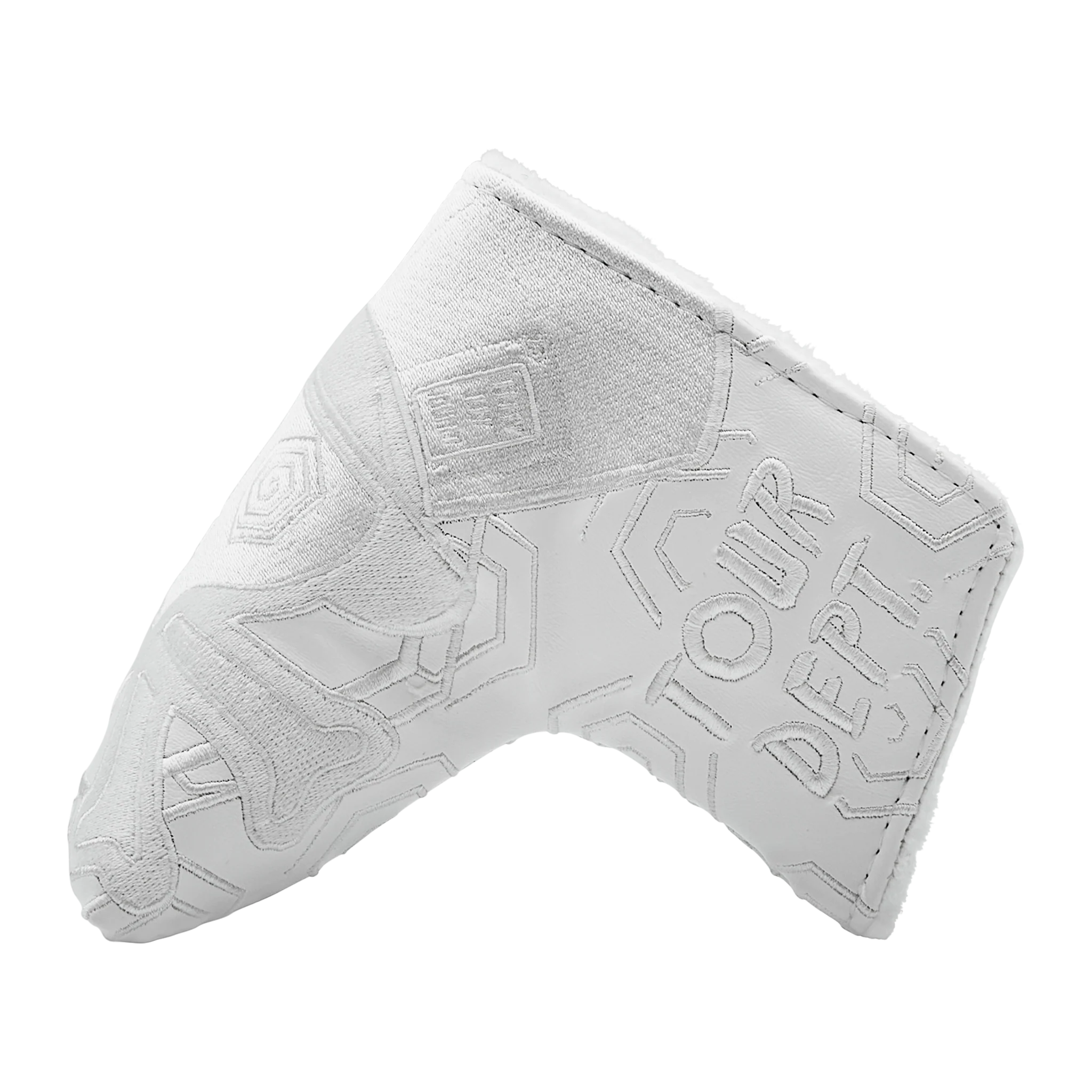 Tour Dept Voodoo Skull Blade Putter Headcover - White Buffalo - Image 3