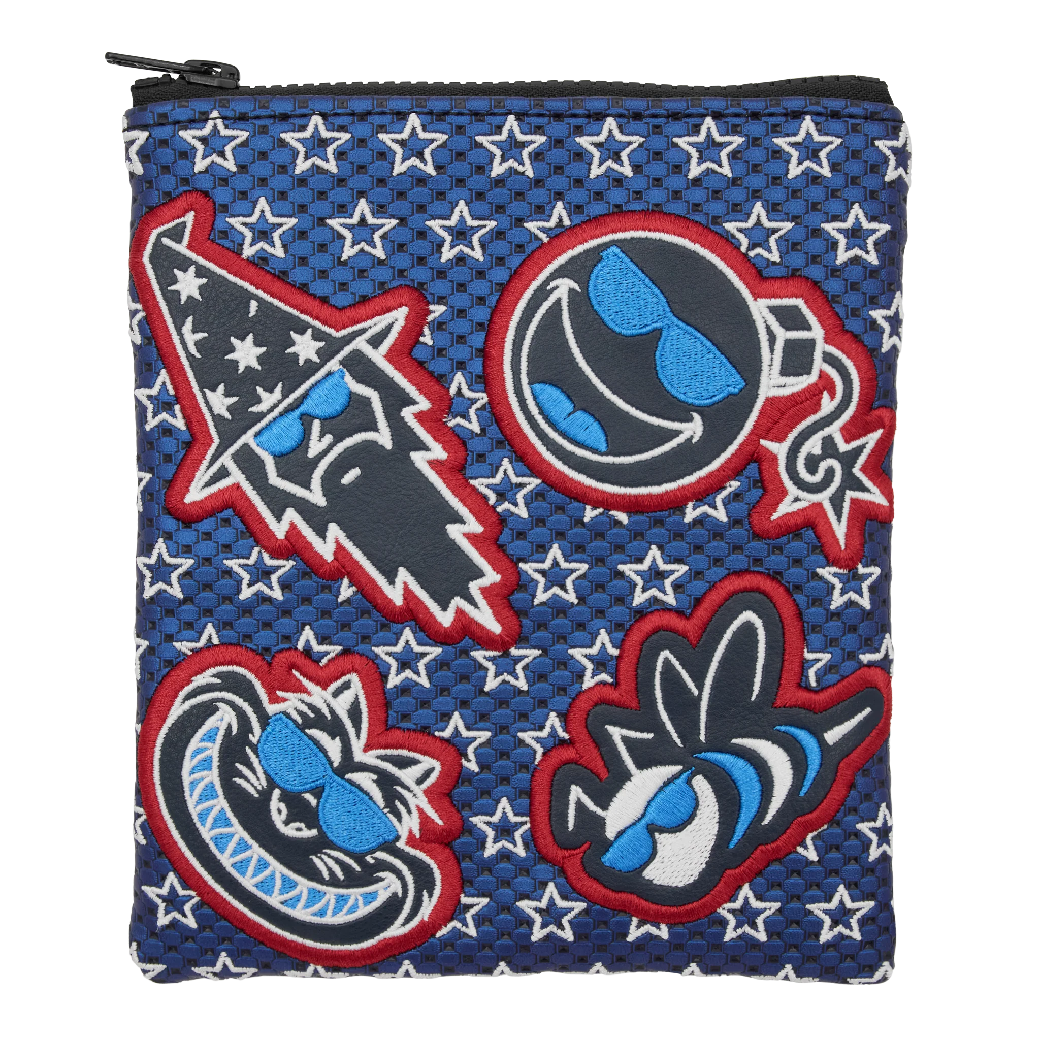 4th of July Americana Multi Icon Valuables Pouch