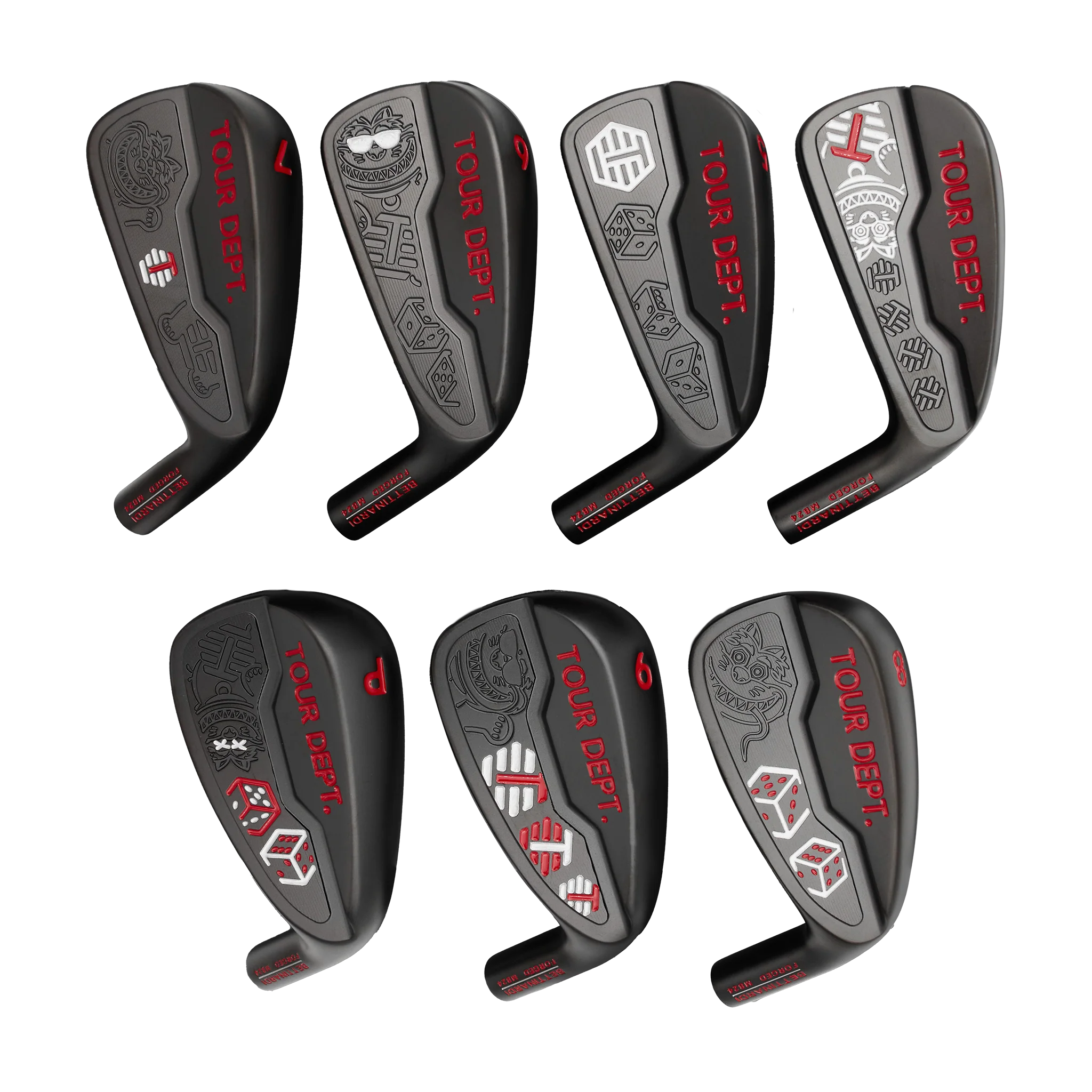 American Championship Lucky Cat Black PVD MB24 Irons