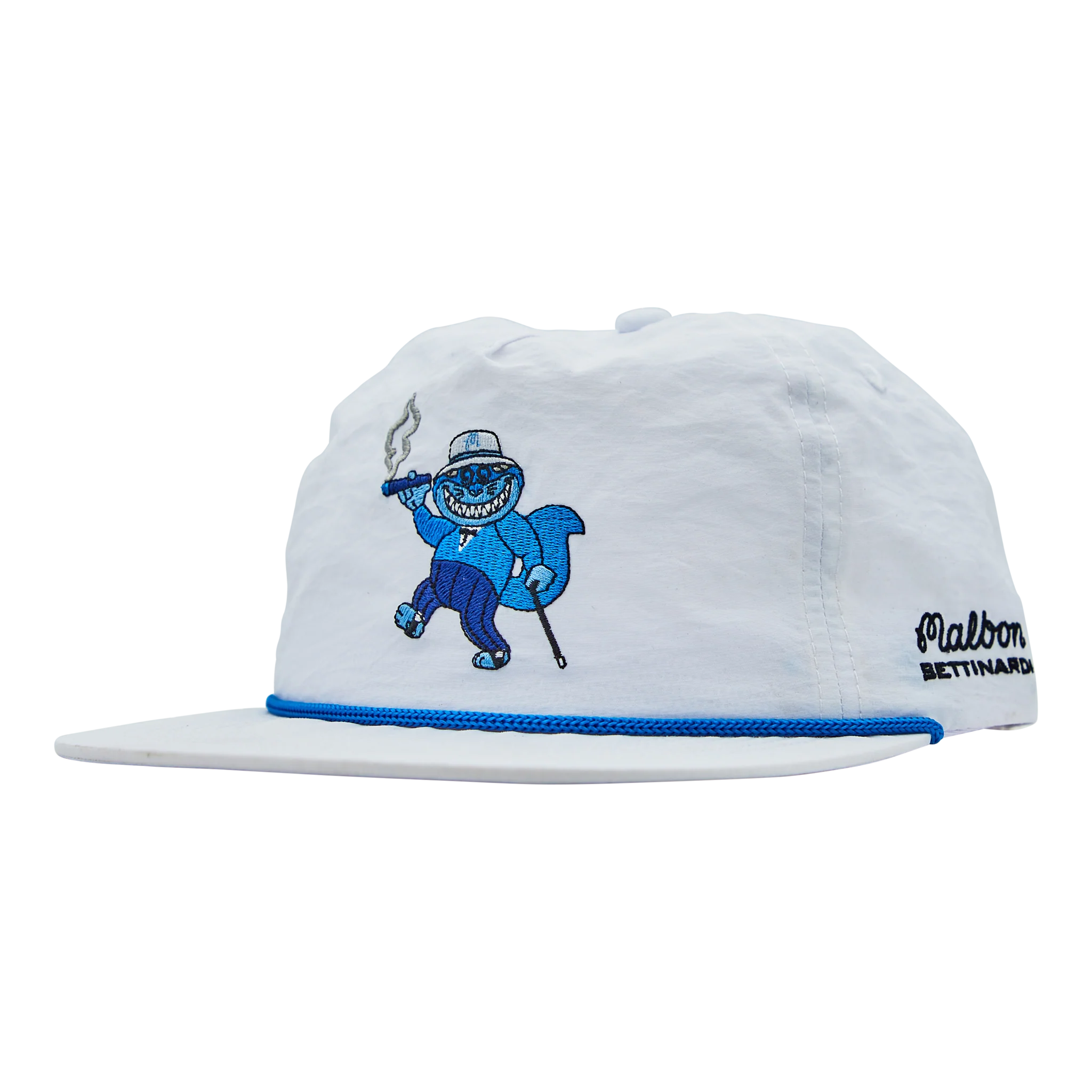 Betti x Malbon Buckets Gangster Fat Cat Hat (White)