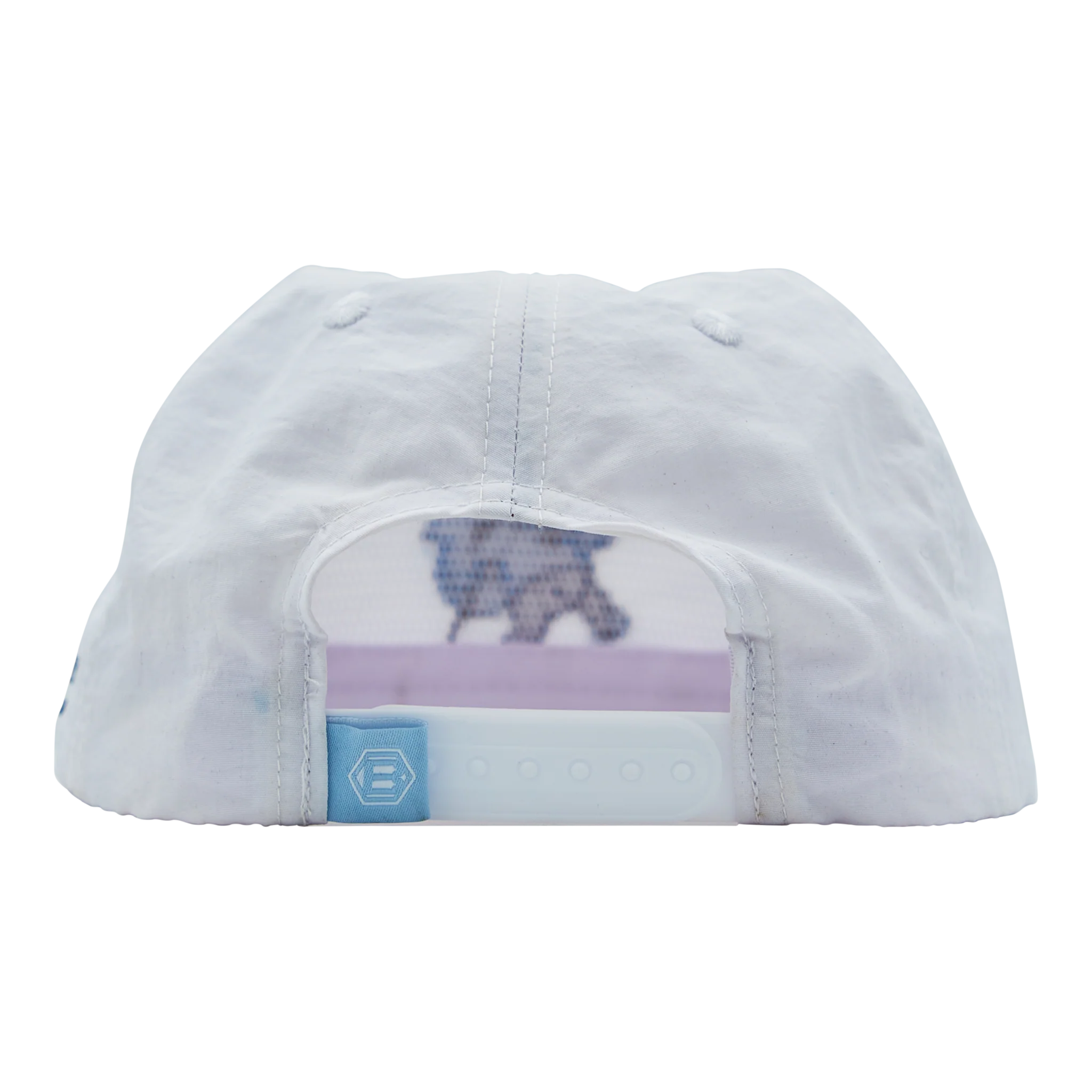 Betti x Malbon Buckets Gangster Fat Cat Hat (White) - Image 4