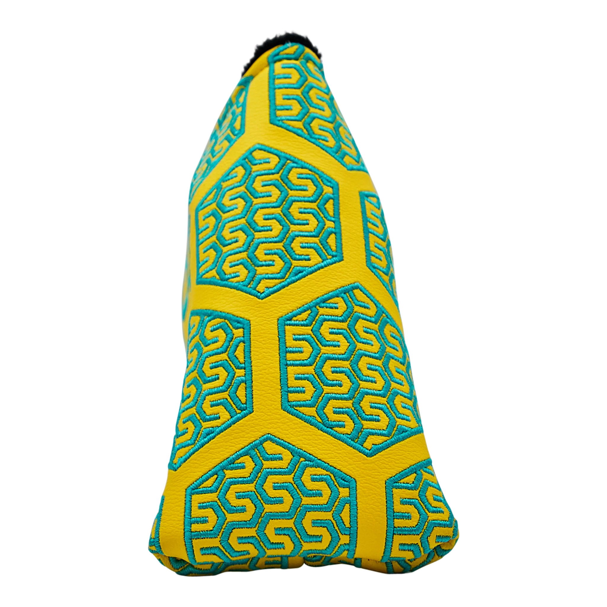 Bettinardi Chain Hex Headcover Blade (Yellow & Teal) - Image 3
