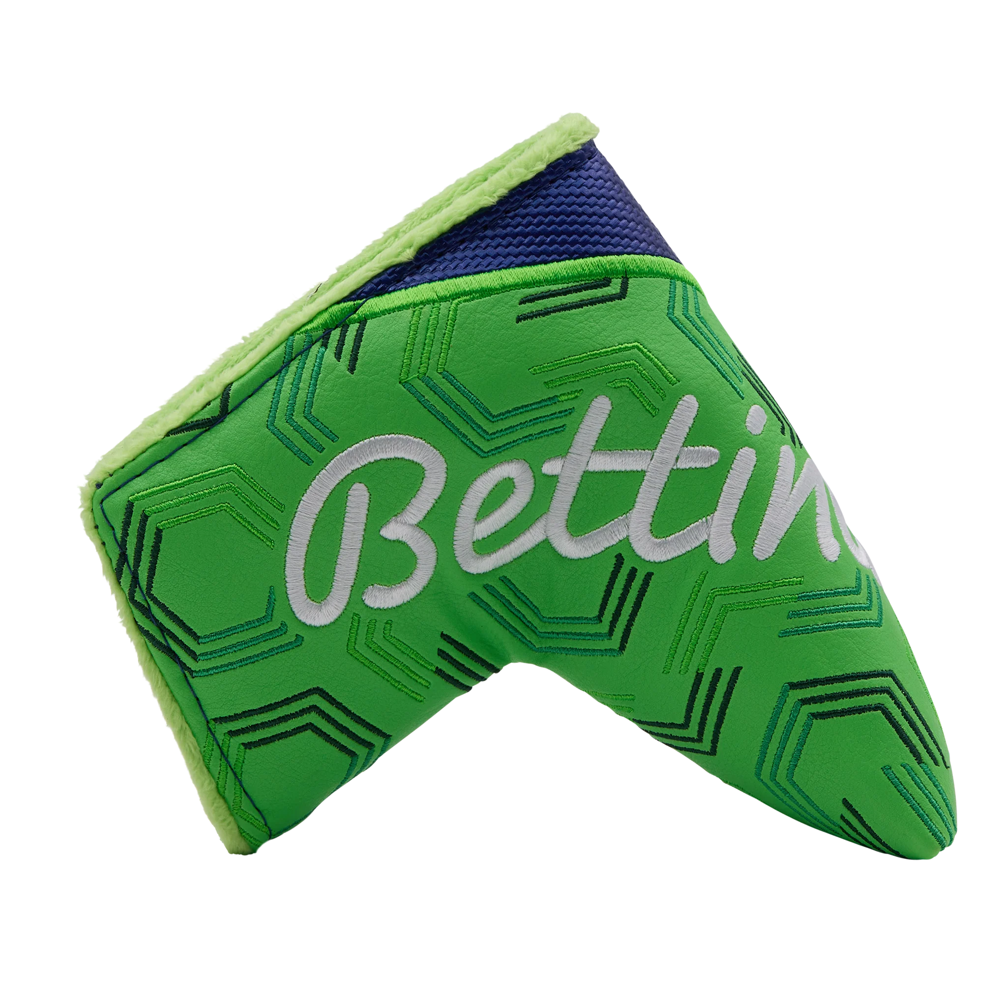 Bettinardi Geometric Blade Putter Headcover (Green/Blue) - Image 4
