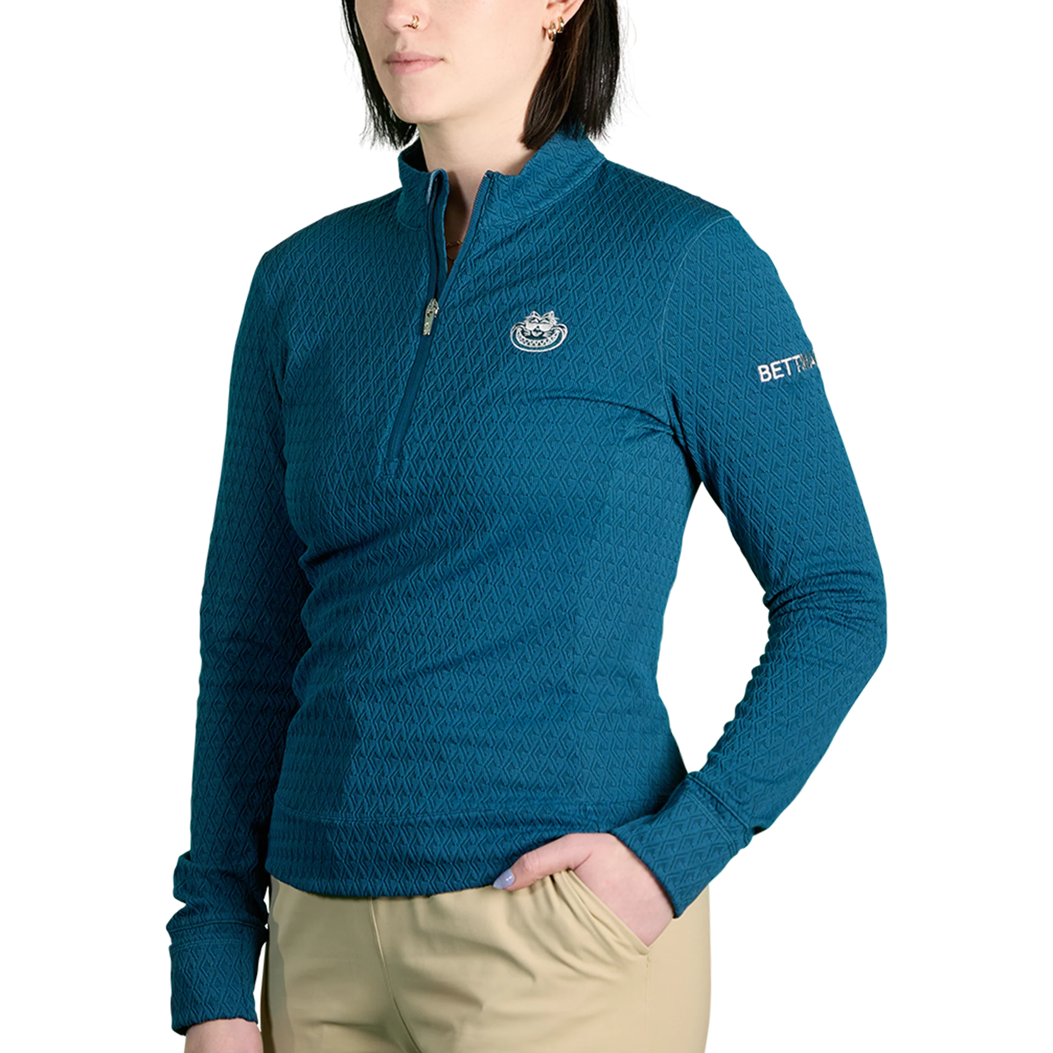 Bettinardi Greyson Diamonds All Day Jaquard Halley Quarter Zip