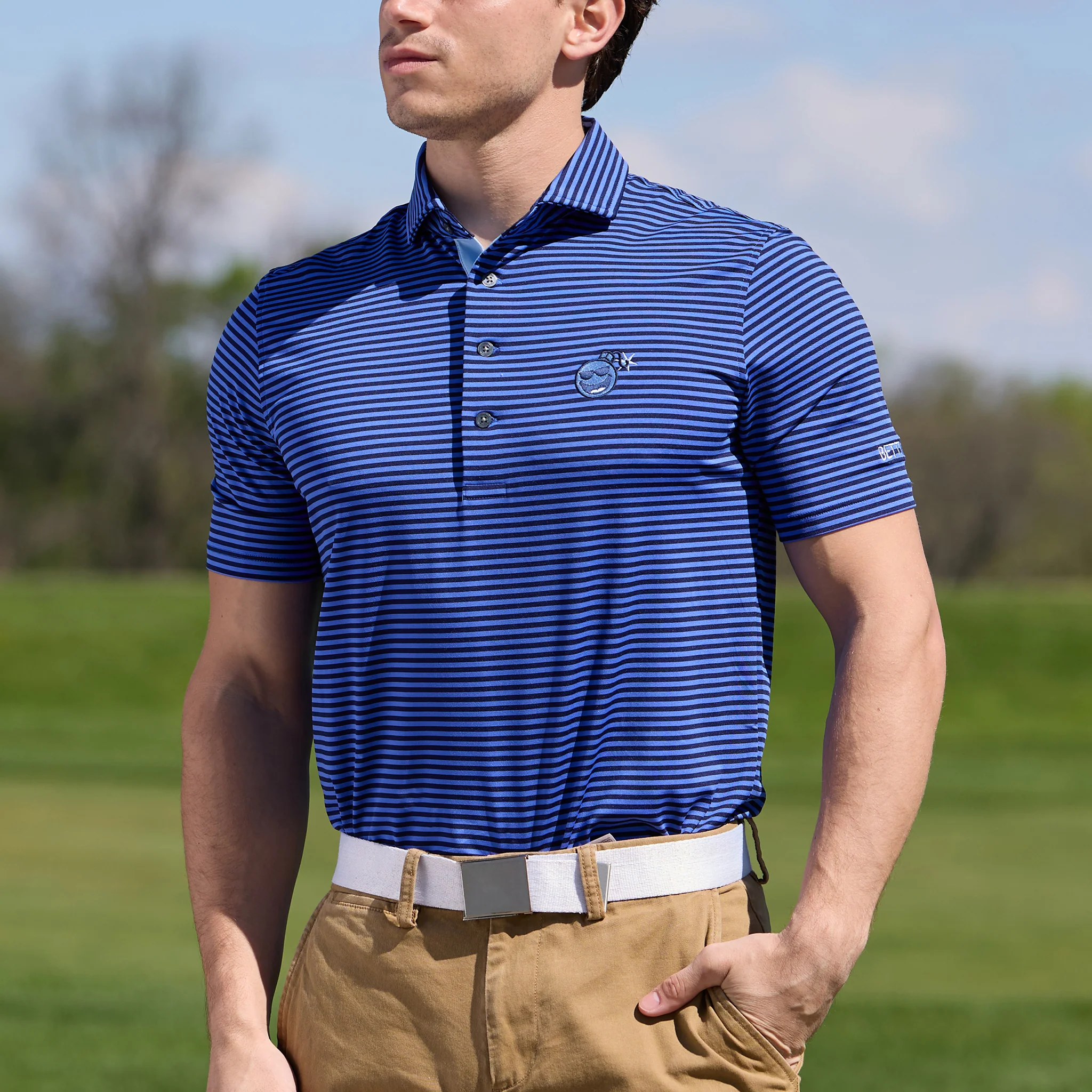 Bettinardi Greyson Sunglasses Bomb Quogue Polo (Dart/Maltese Blue)