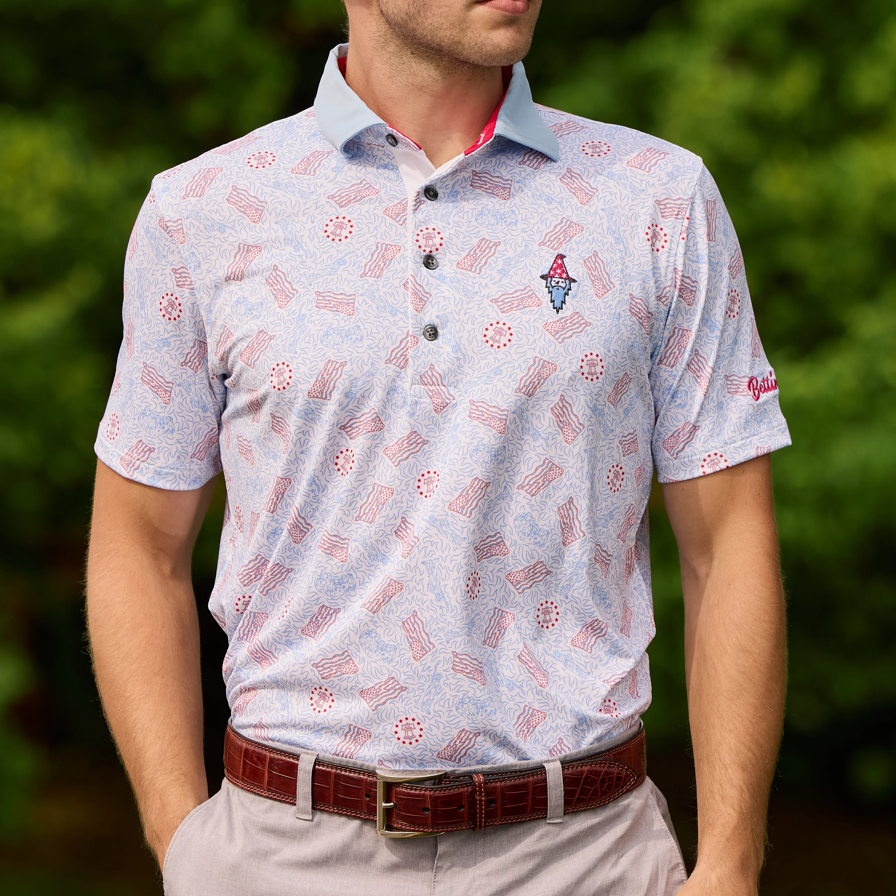 Bettinardi Greyson Wizard Americana Polo (White)