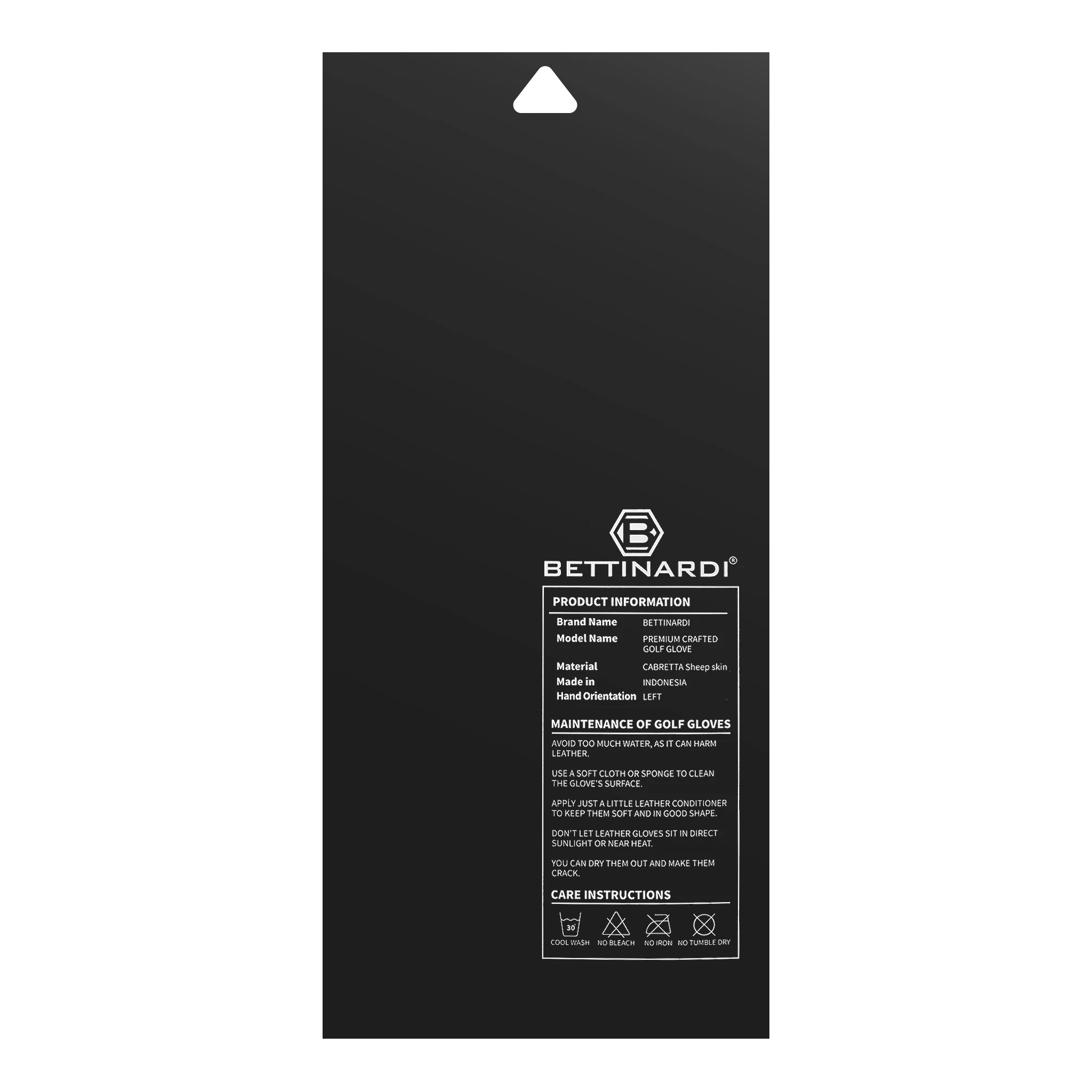 Bettinardi Hex B Premium Golf Glove - Left Hand (For Righties) - Image 4