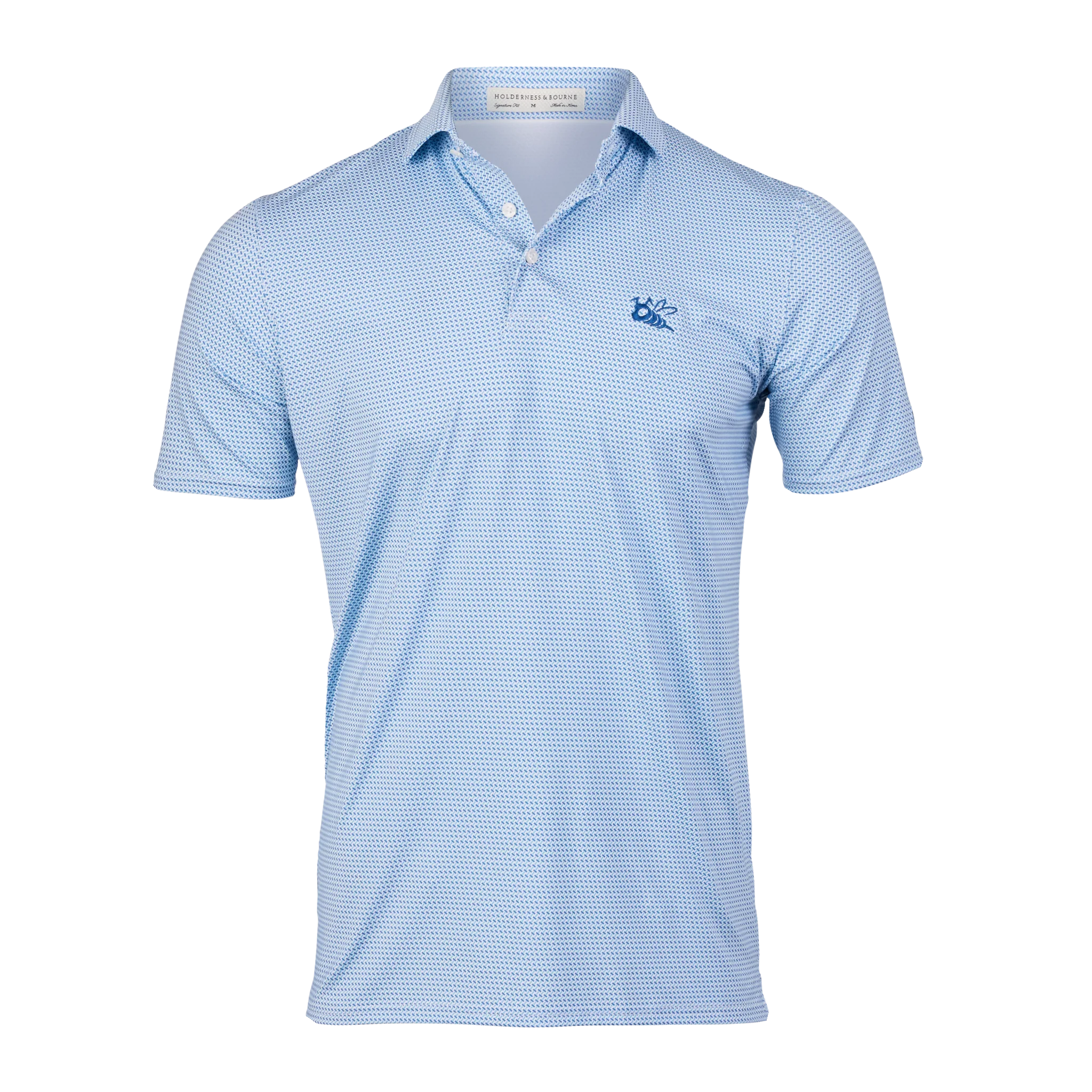 Bettinardi Holderness & Bourne Stinger Bee Norman Shirt (Harbor & Maidstone Blue) - Image 5