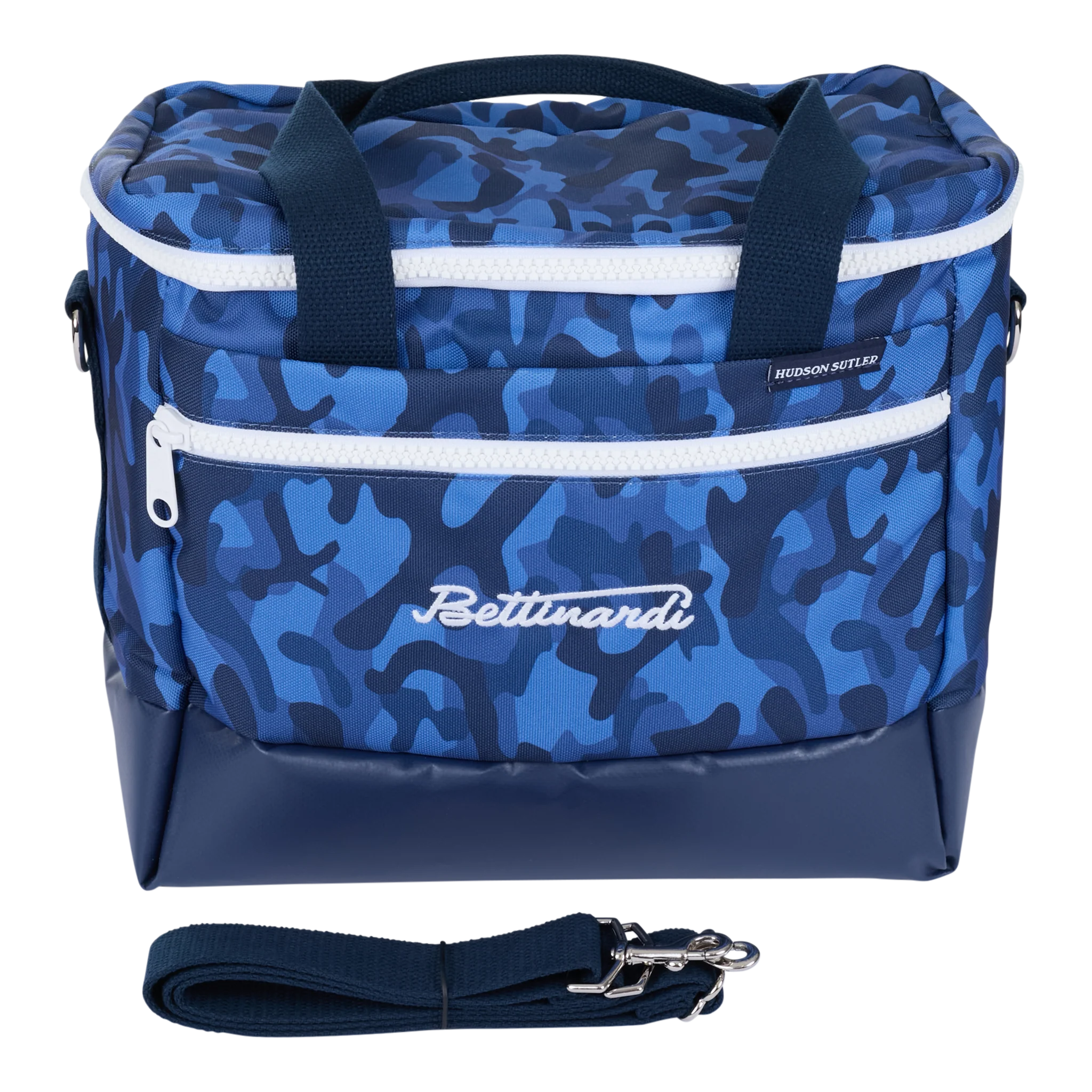 Bettinardi Hudson Sutler Wordscript Navy Camo Montauk Cooler Bag - Image 5