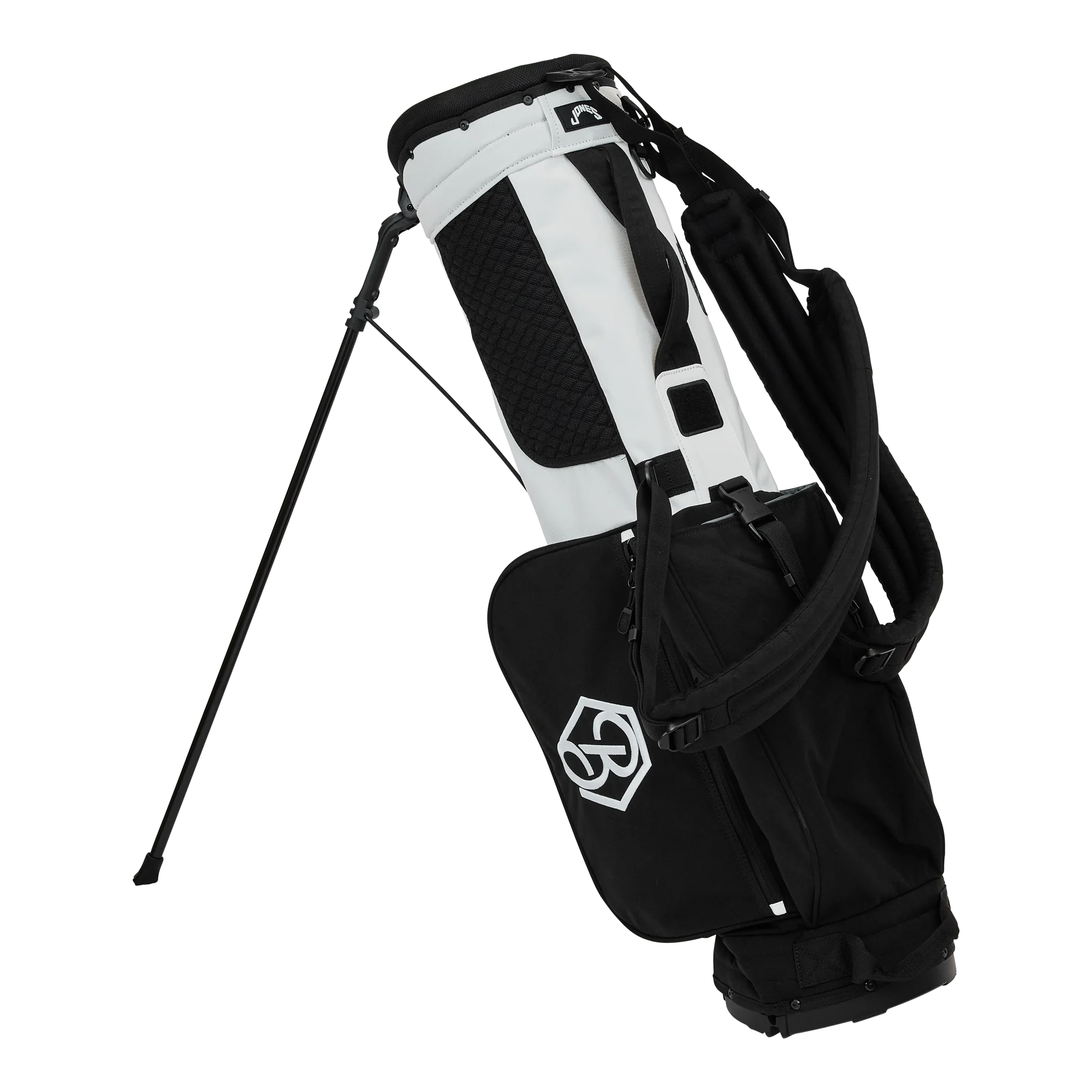 Bettinardi Jones Rover Stand Bag (Black/White) - Image 3