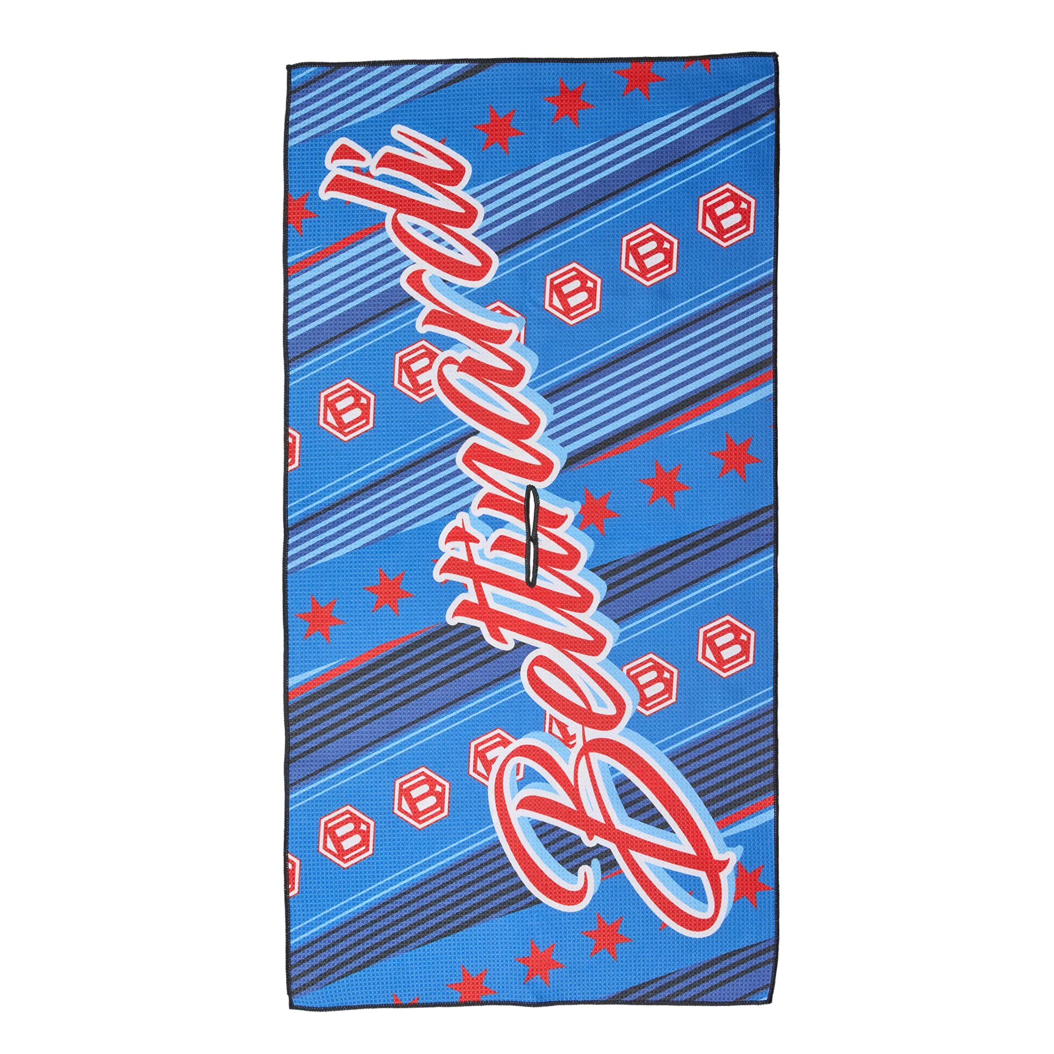 Bettinardi Navy and Red Chicago Stars Towel - Image 2