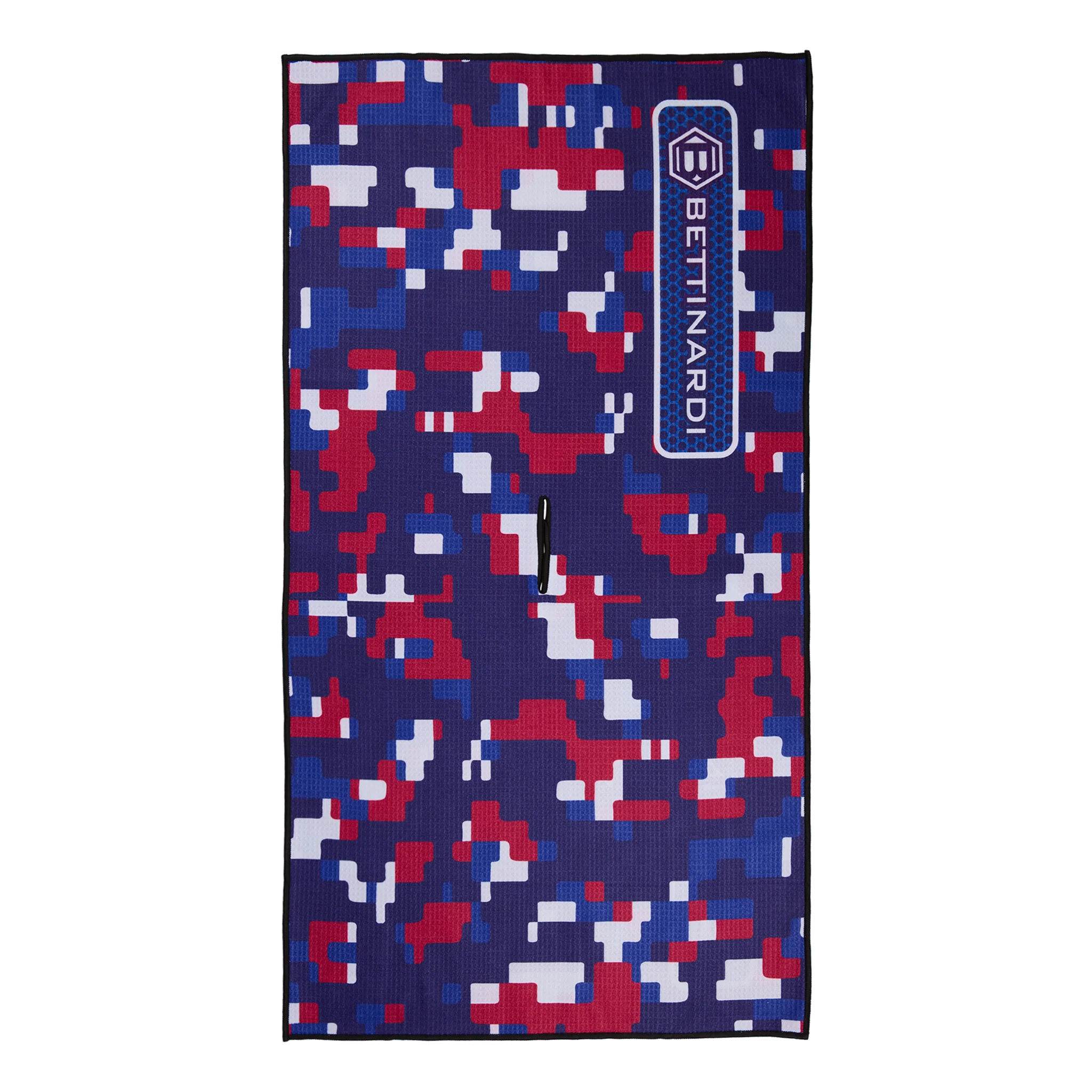 Bettinardi Navy and Red Digital Camo Towel - Image 2