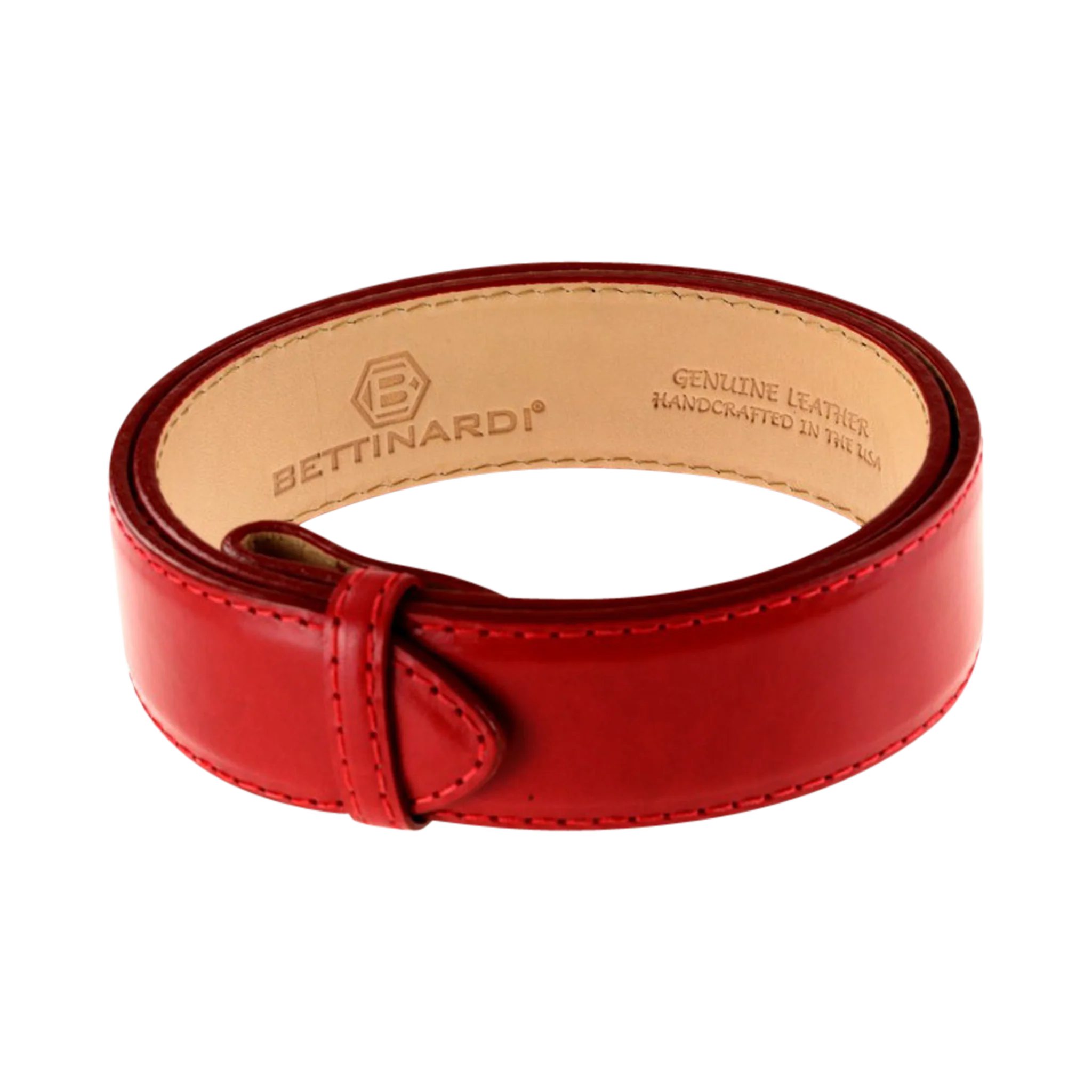 Red Leather Belt