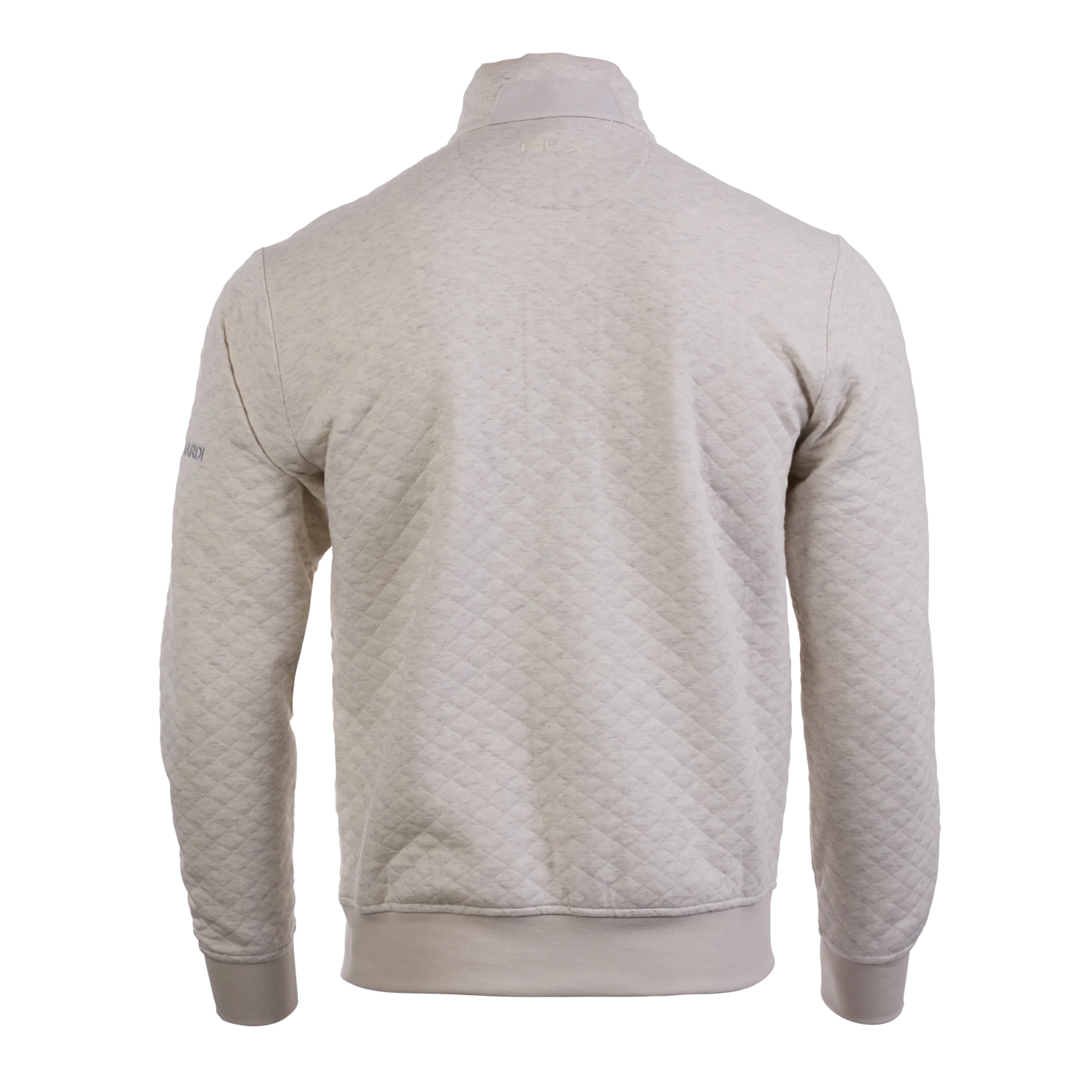 Bettinardi RLX Poison Bomb Quilted Quarter-Zip Mockneck Sweatshirt (Soho Heather) - Image 7
