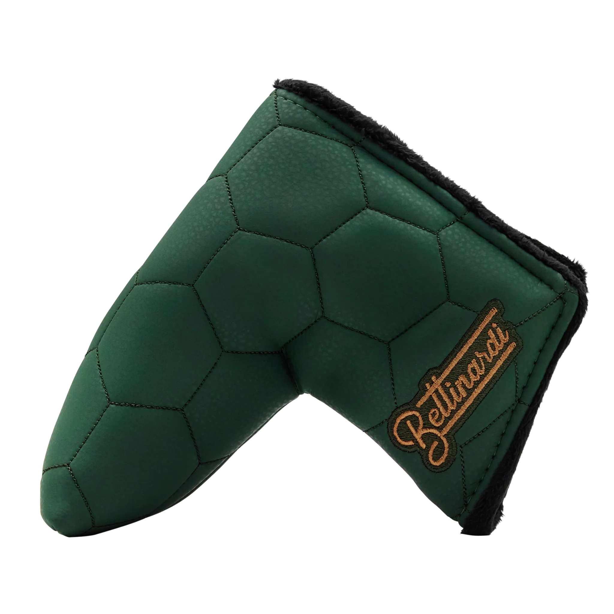 Bettinardi Script Quilted Hex Blade Headcover (Green/Tan) - Image 2