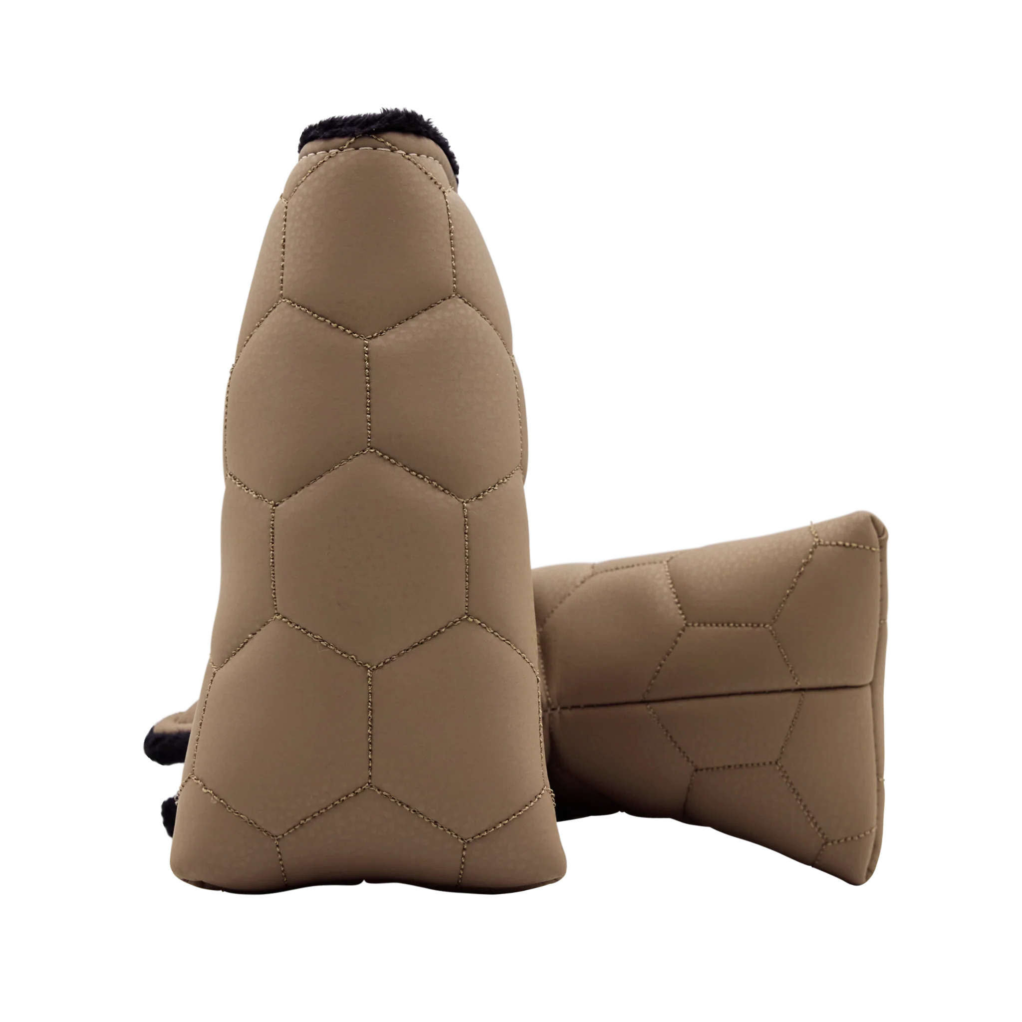Bettinardi Script Quilted Hex Blade Headcover (Tan/Navy)