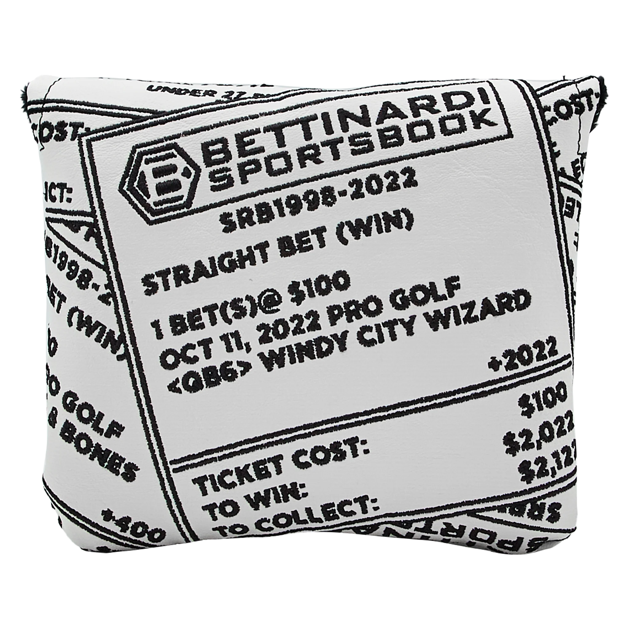 Bettinardi Sportsbook Mallet Putter Headcover