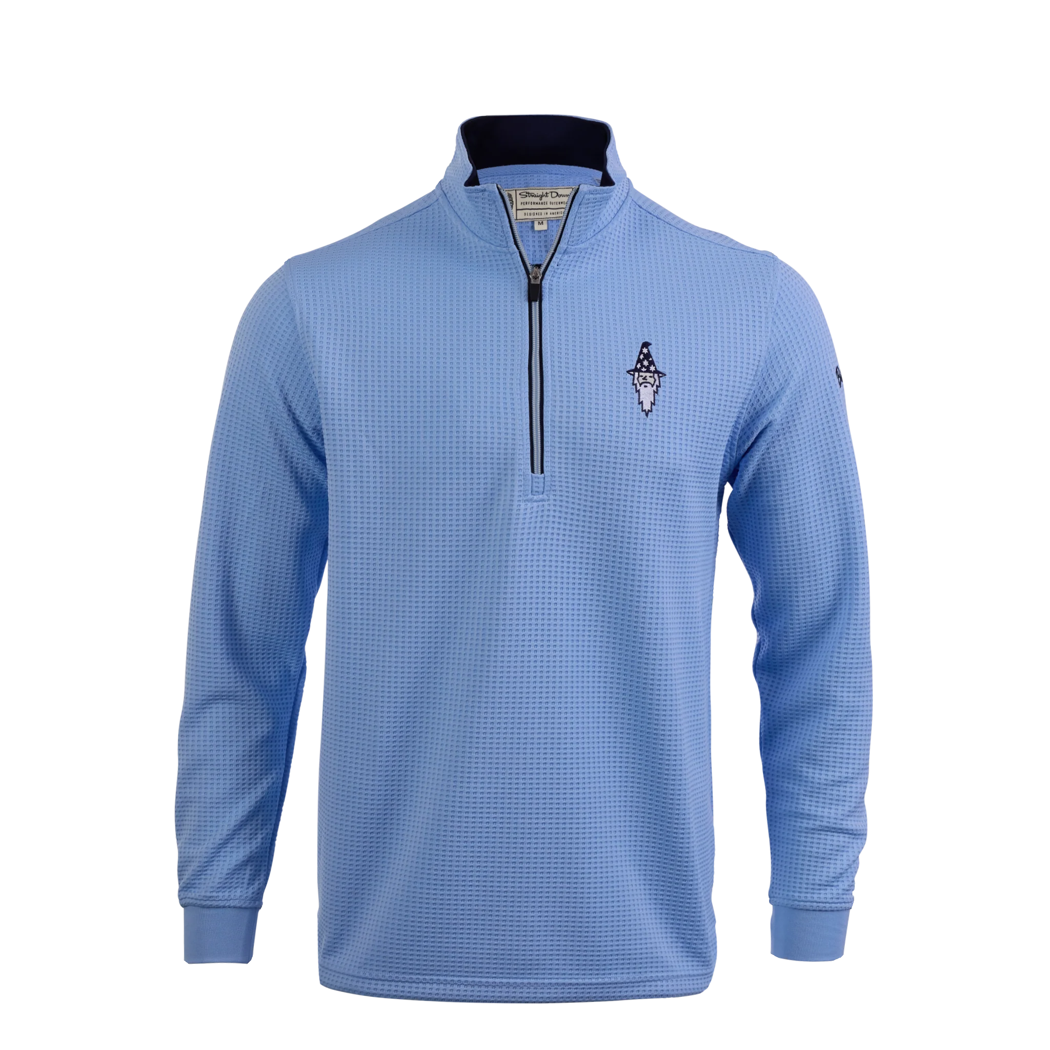 Bettinardi Straight Down Windy City Wizard Optic Quarter Zip (Carolina) - Image 6