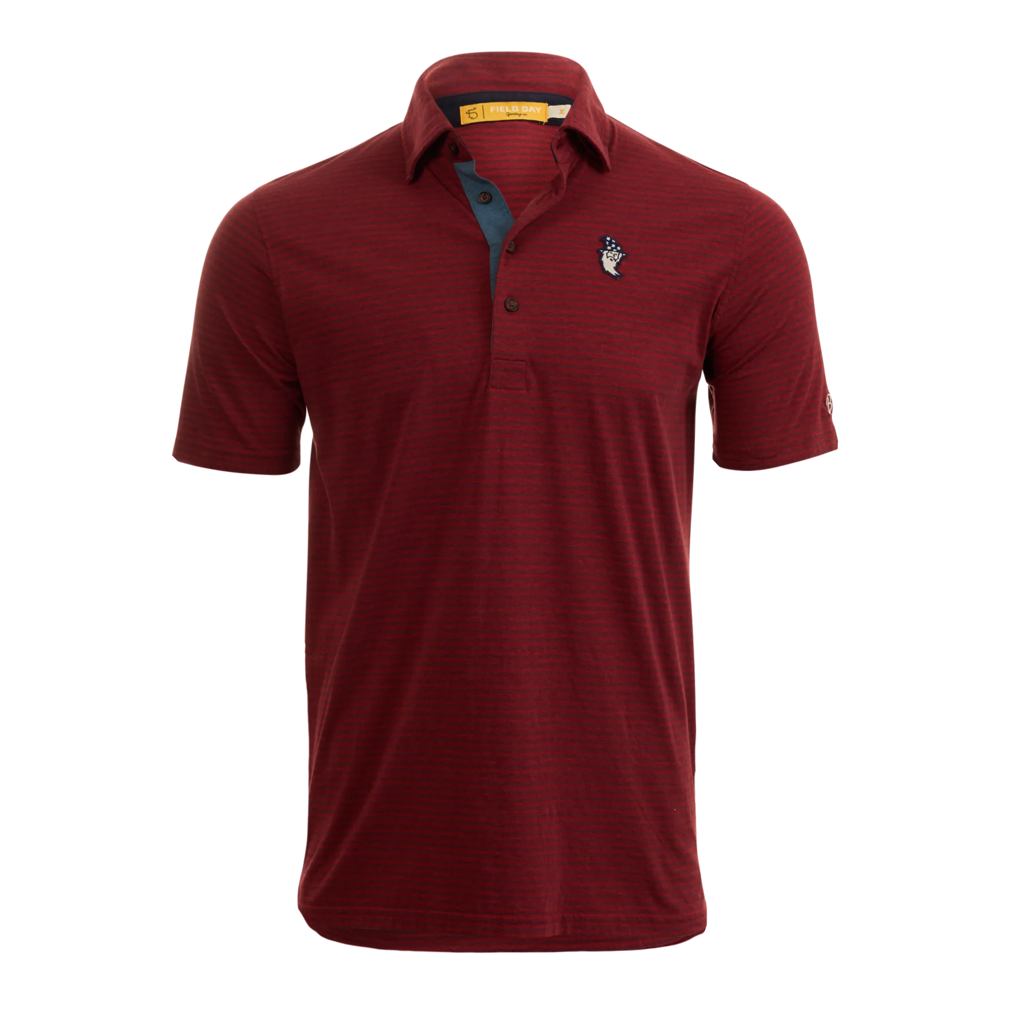 Bettinardi x Field Day Wizard Runboy Striped John 4 Button Polo - Image 5