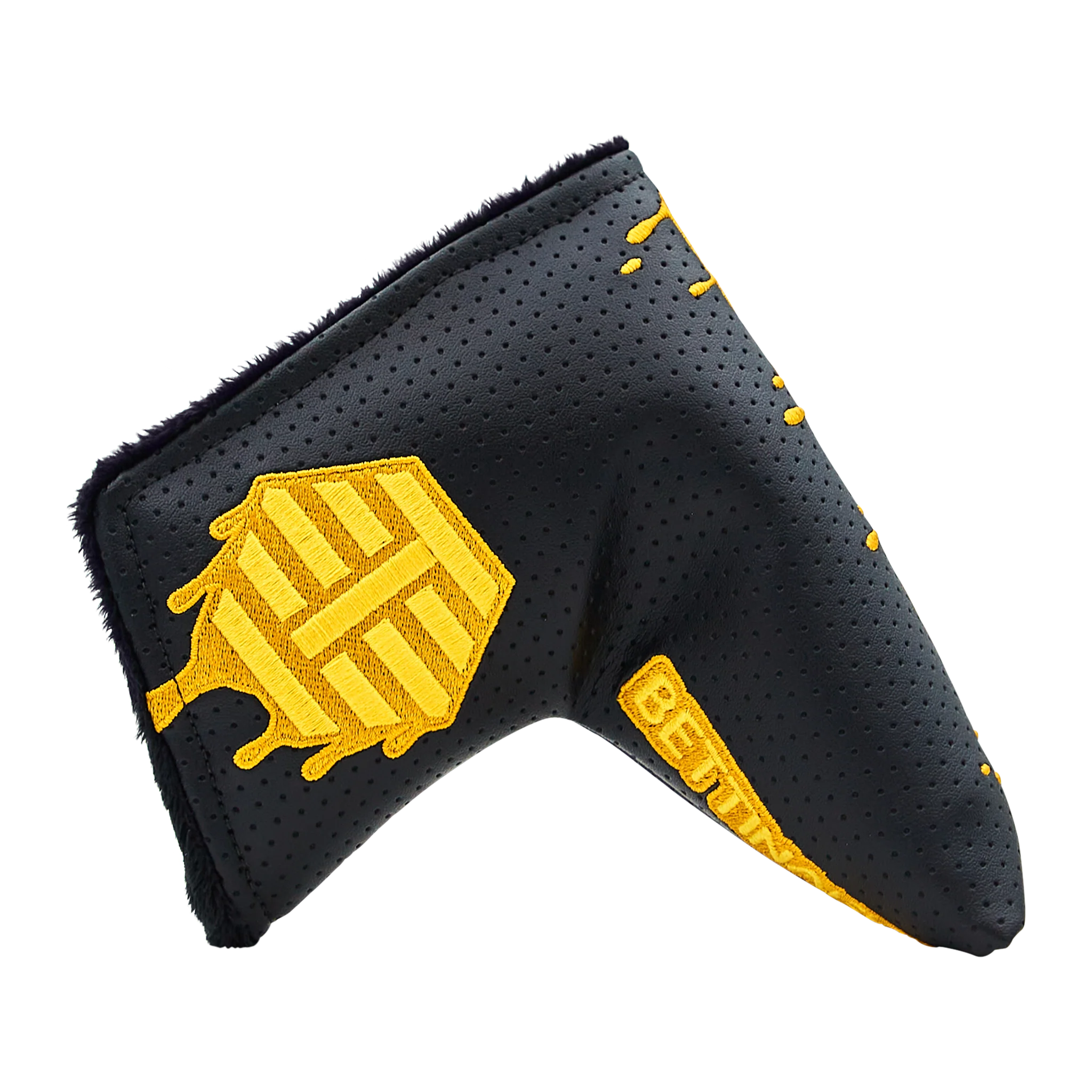 Bettinardi x George Gankas Gold Scooshie Drip Blade Putter Headcover - Image 4