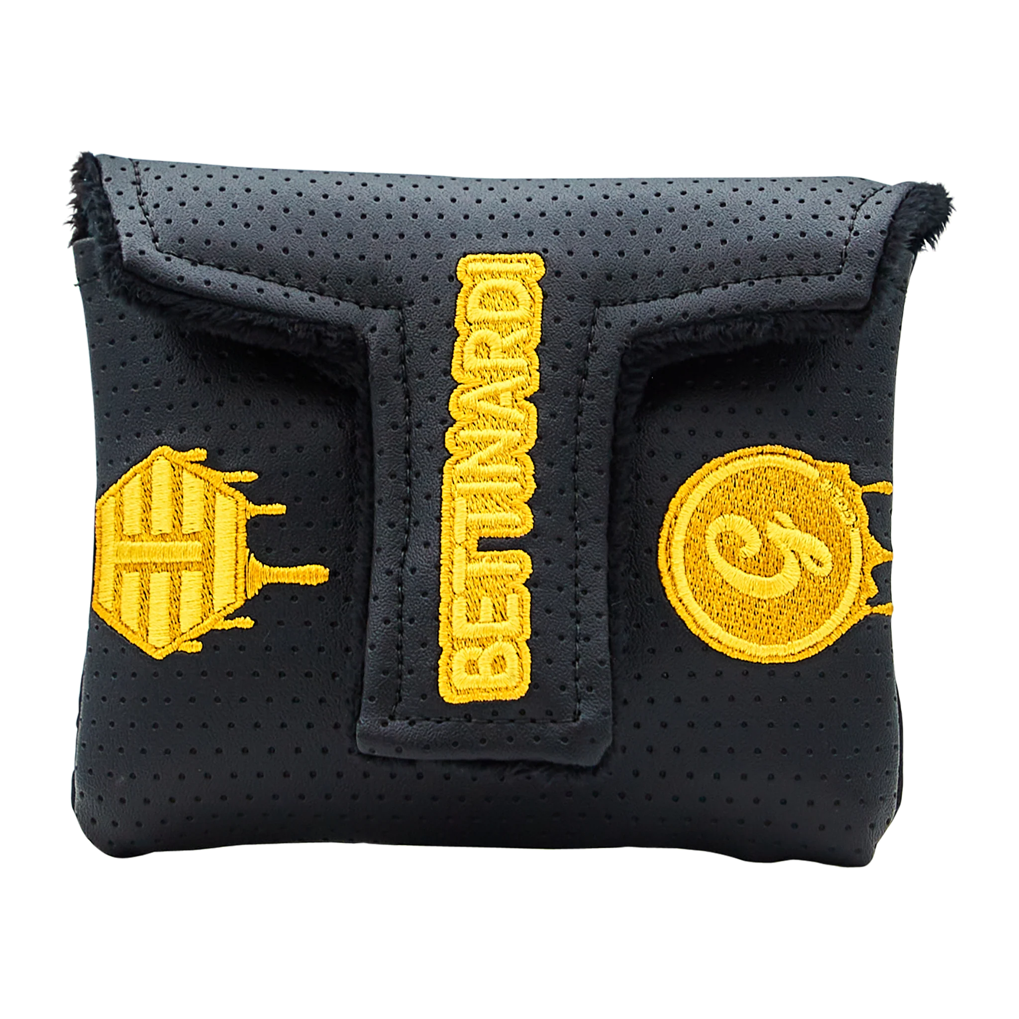 Bettinardi x George Gankas Gold Scooshie Drip Mallet Putter Headcover - Image 2