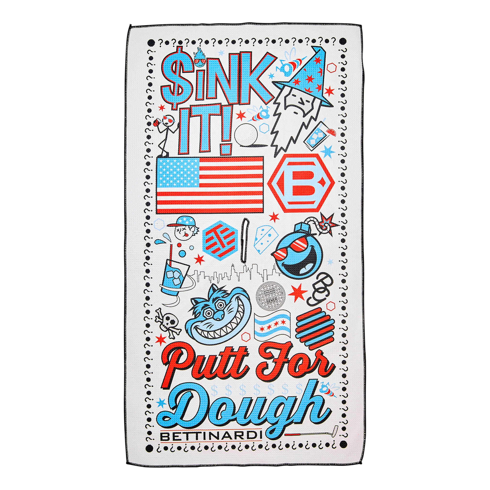 Bettinardi x Monopoly Iconic Icons Towel - Image 2