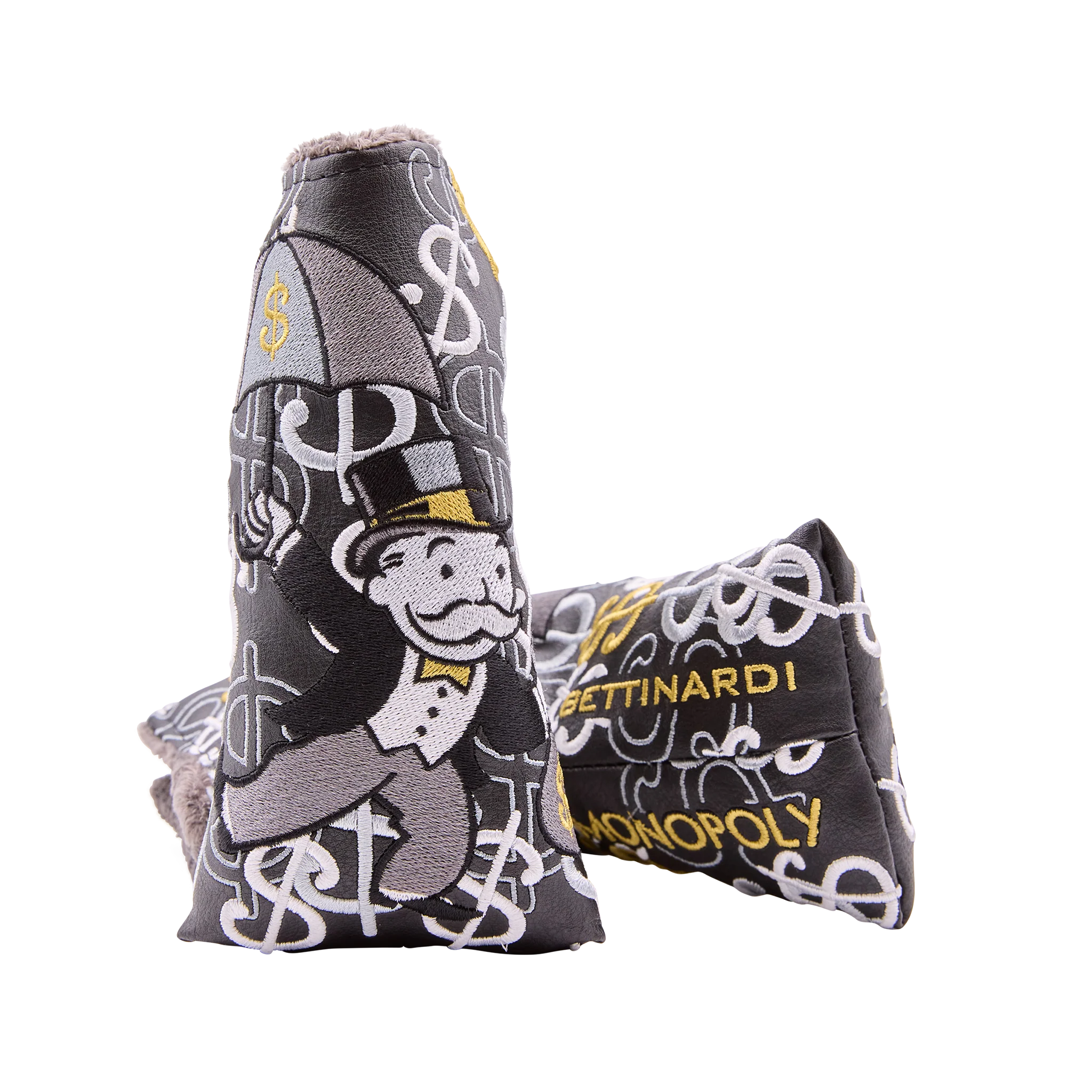 Bettinardi x Monopoly Raining Money Mr. Monopoly Blackout Blade Putter Headcover