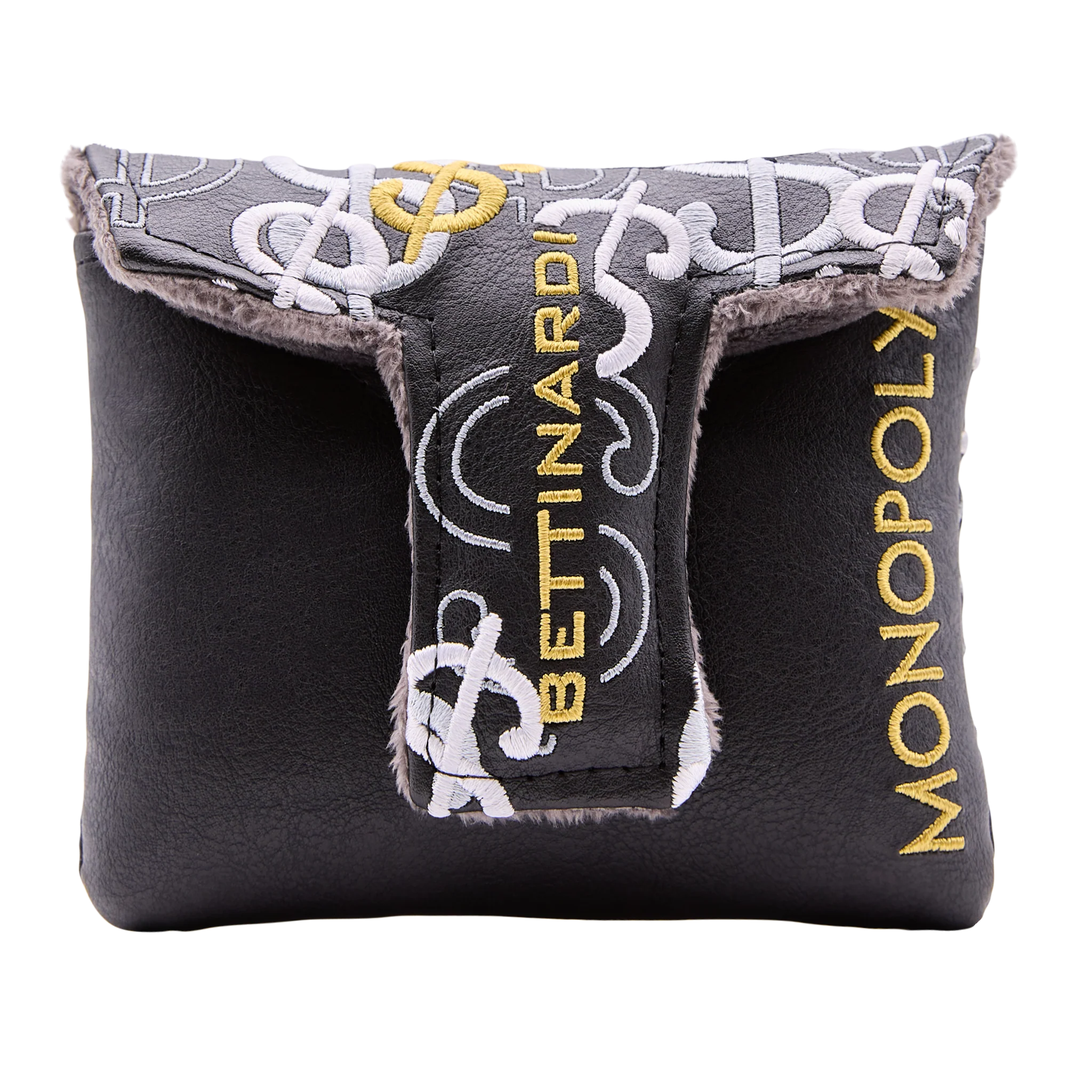 Bettinardi x Monopoly Raining Money Mr. Monopoly Blackout Mallet Putter Headcover - Image 2