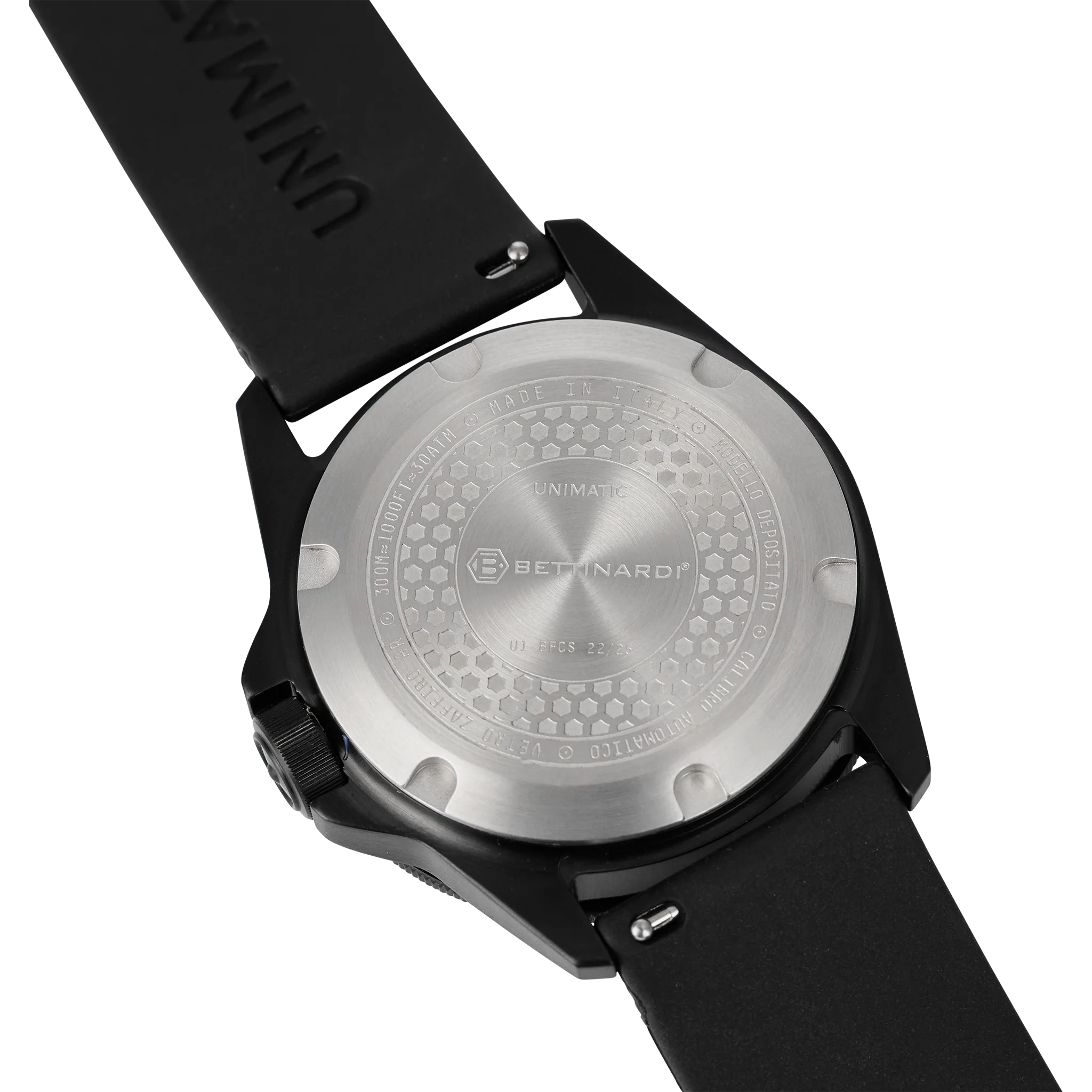 Bettinardi x Unimatic Silver Lucky Cat U1 Classic Watch - Image 4