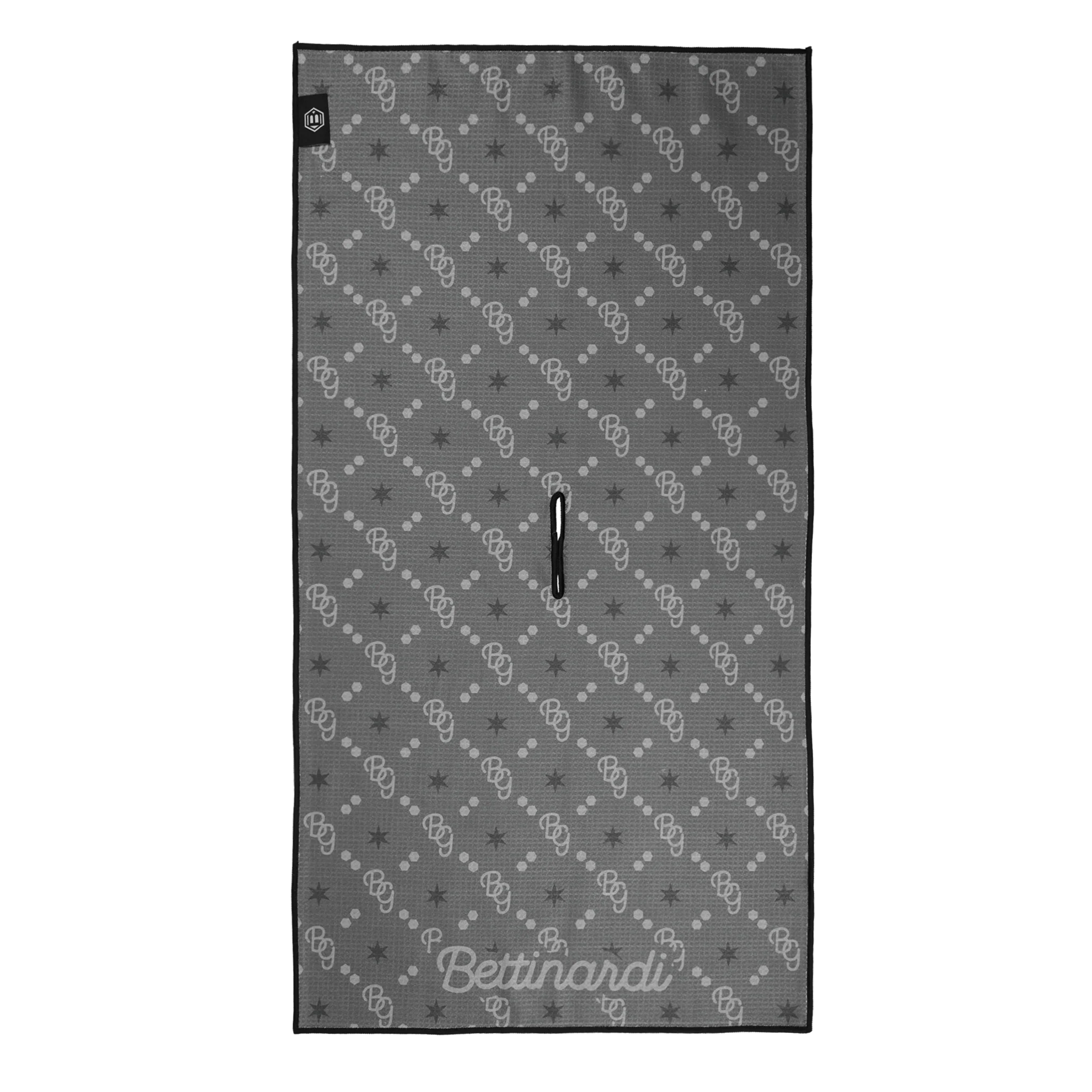 BG Script Grayscale Towel