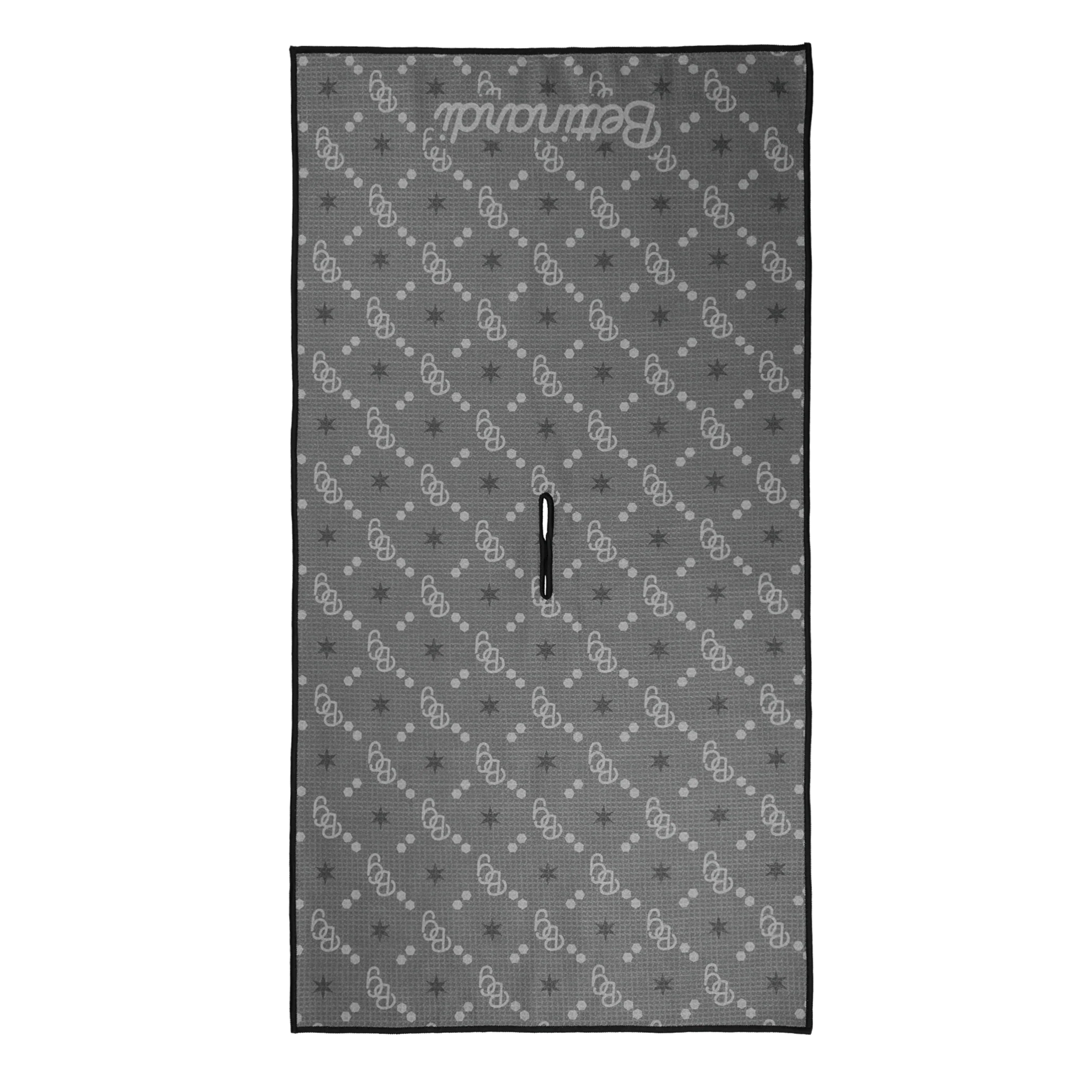 BG Script Grayscale Towel - Image 2