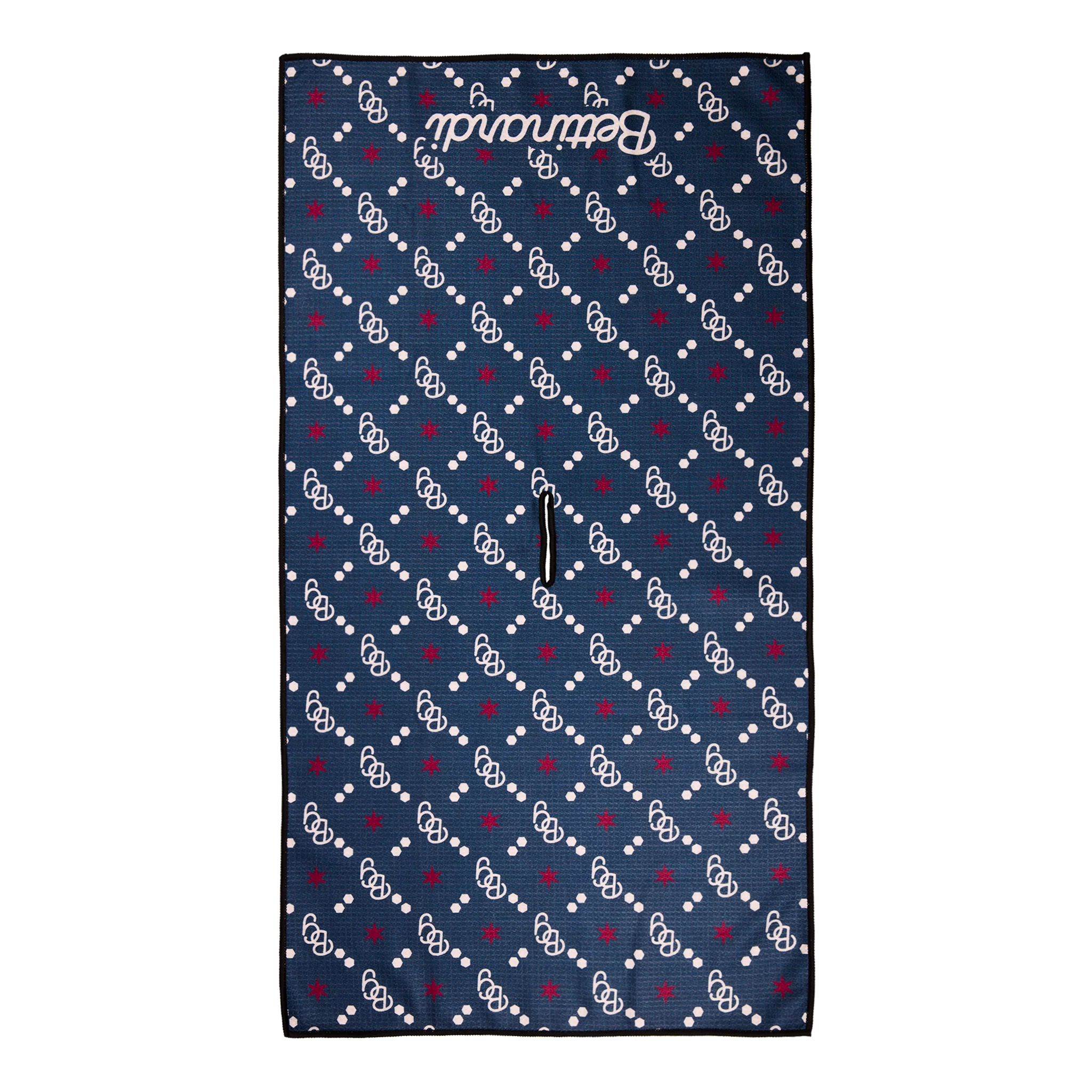 BG Script Navy Towel - Image 2
