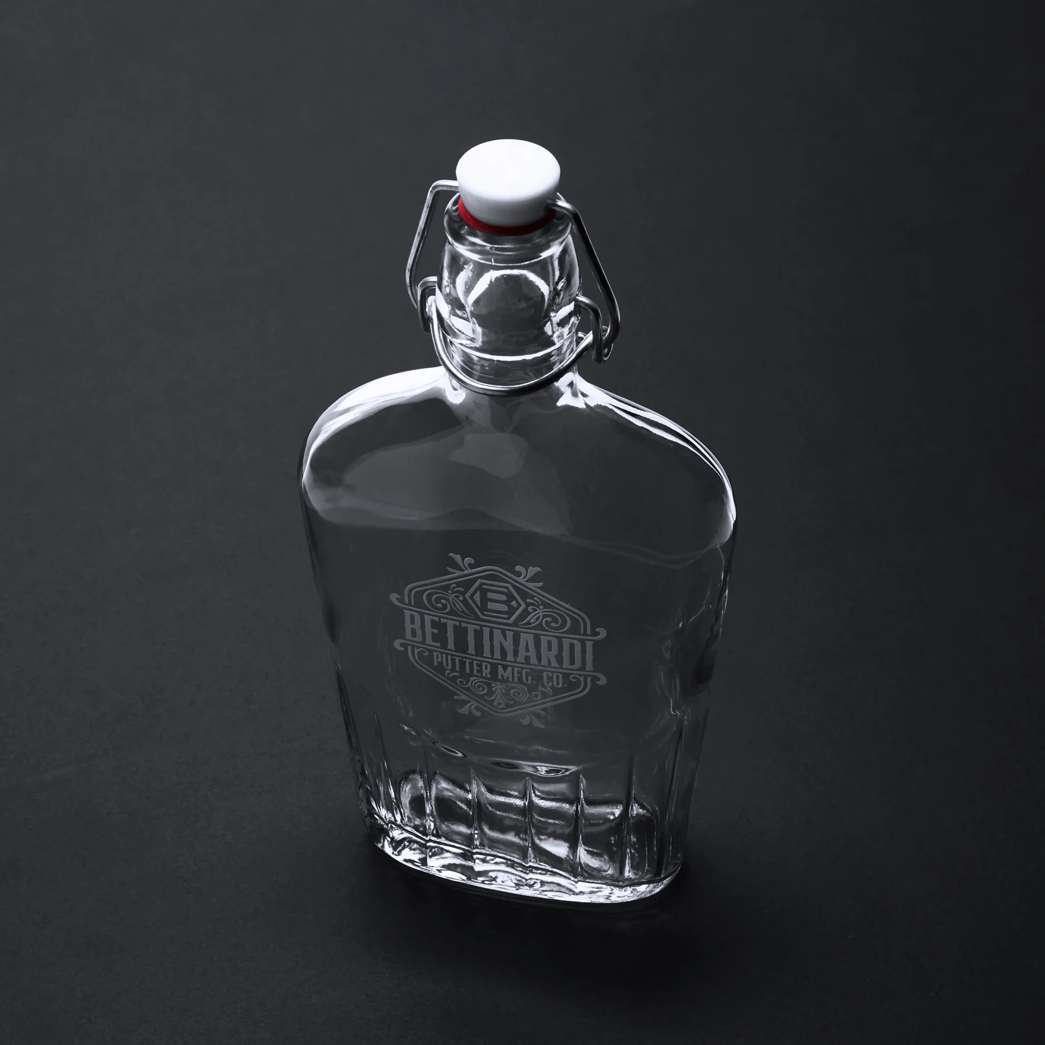 Black Friday 2023 Bettinardi Sterling Cut Glass Luca Flask - Image 3