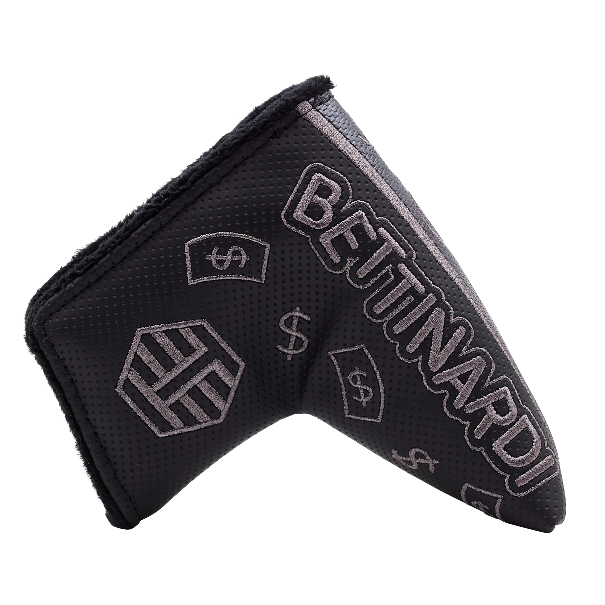 Black Lucky Cat Tour Dept. Blade Putter Headcover - Image 2