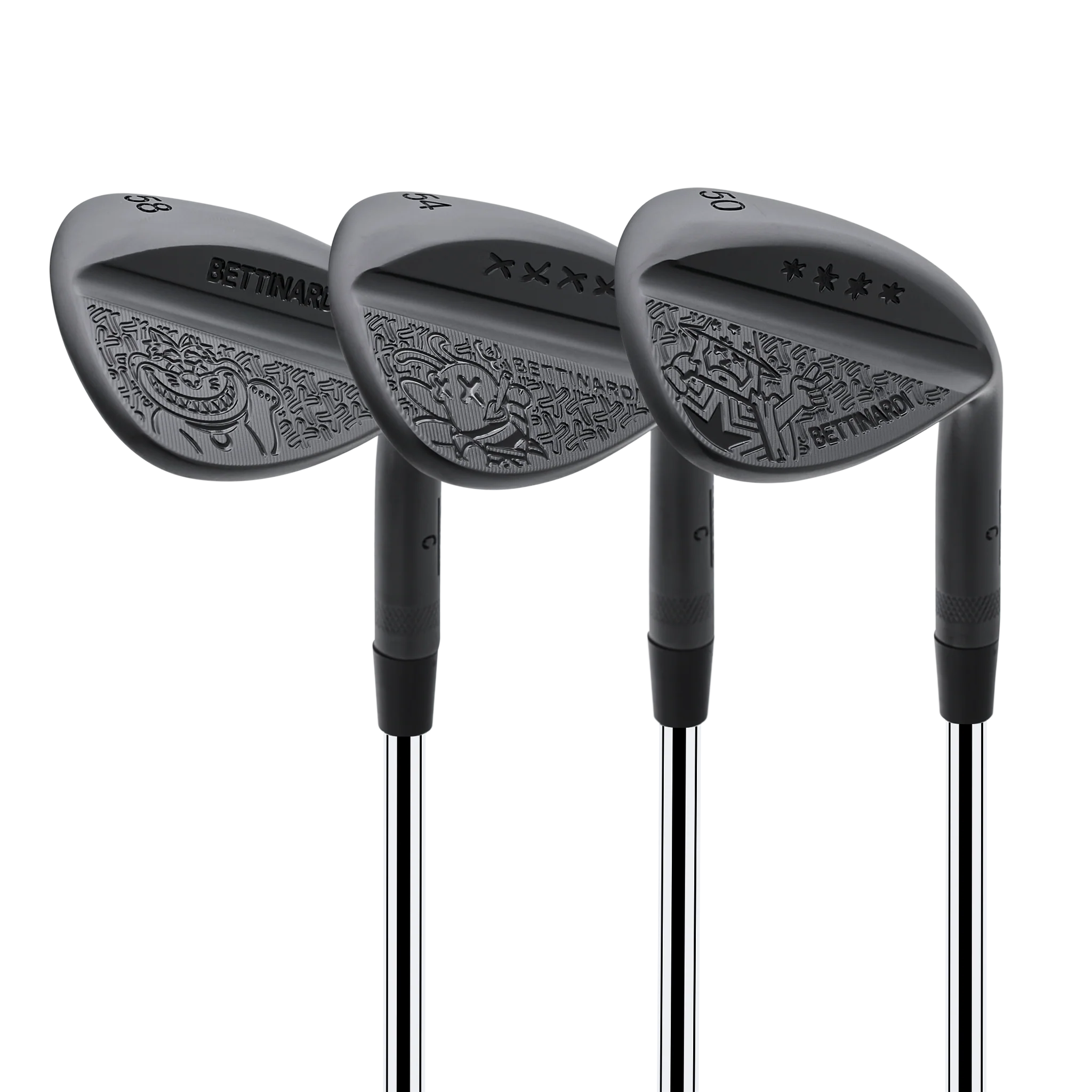 Blackout PVD Lucky Icons Wedges (50°, 54°, 58°)