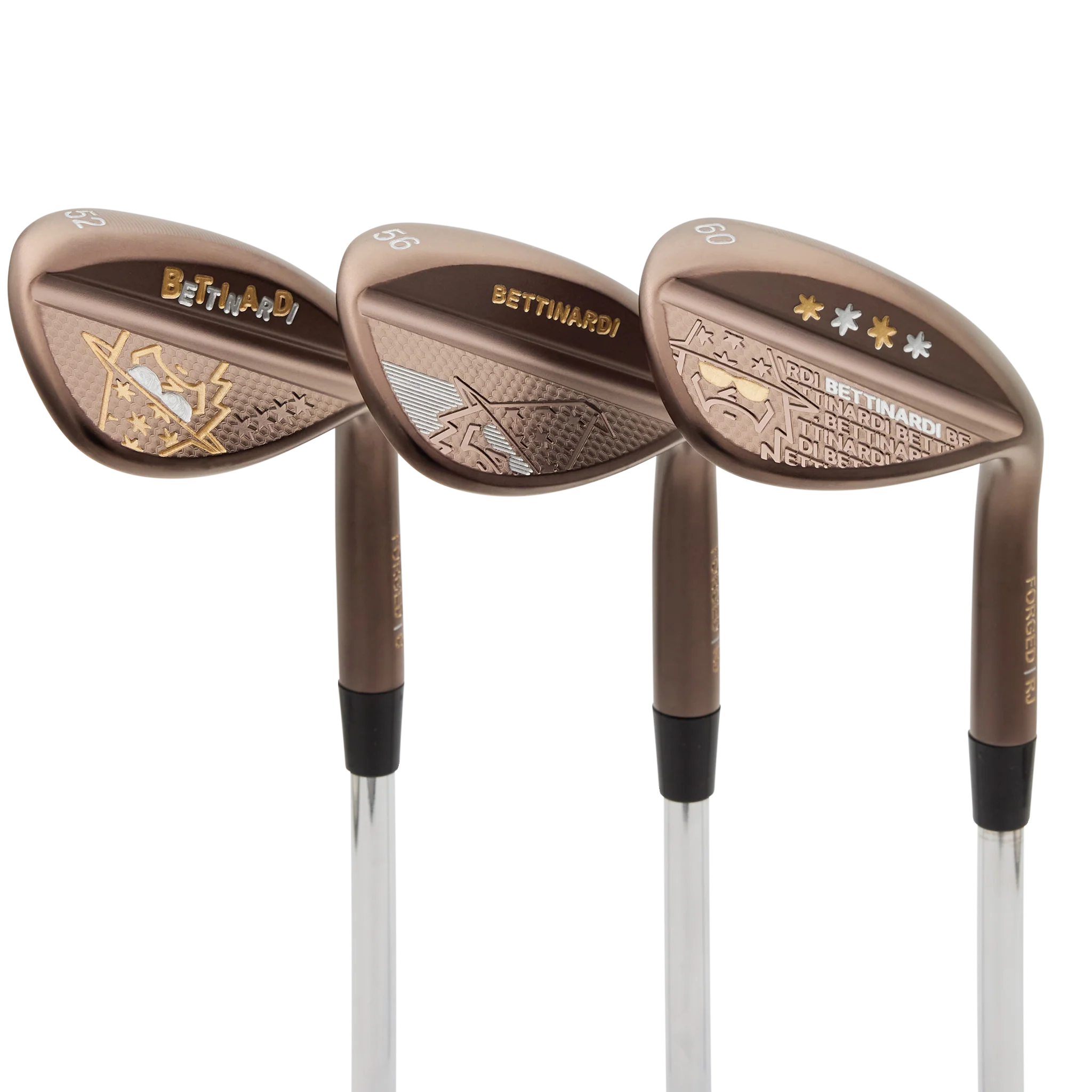 British Championship Multi Wizard Oil Rubbed Bronze HLX 6.0 Wedge Set (52°, 56°, 60°)