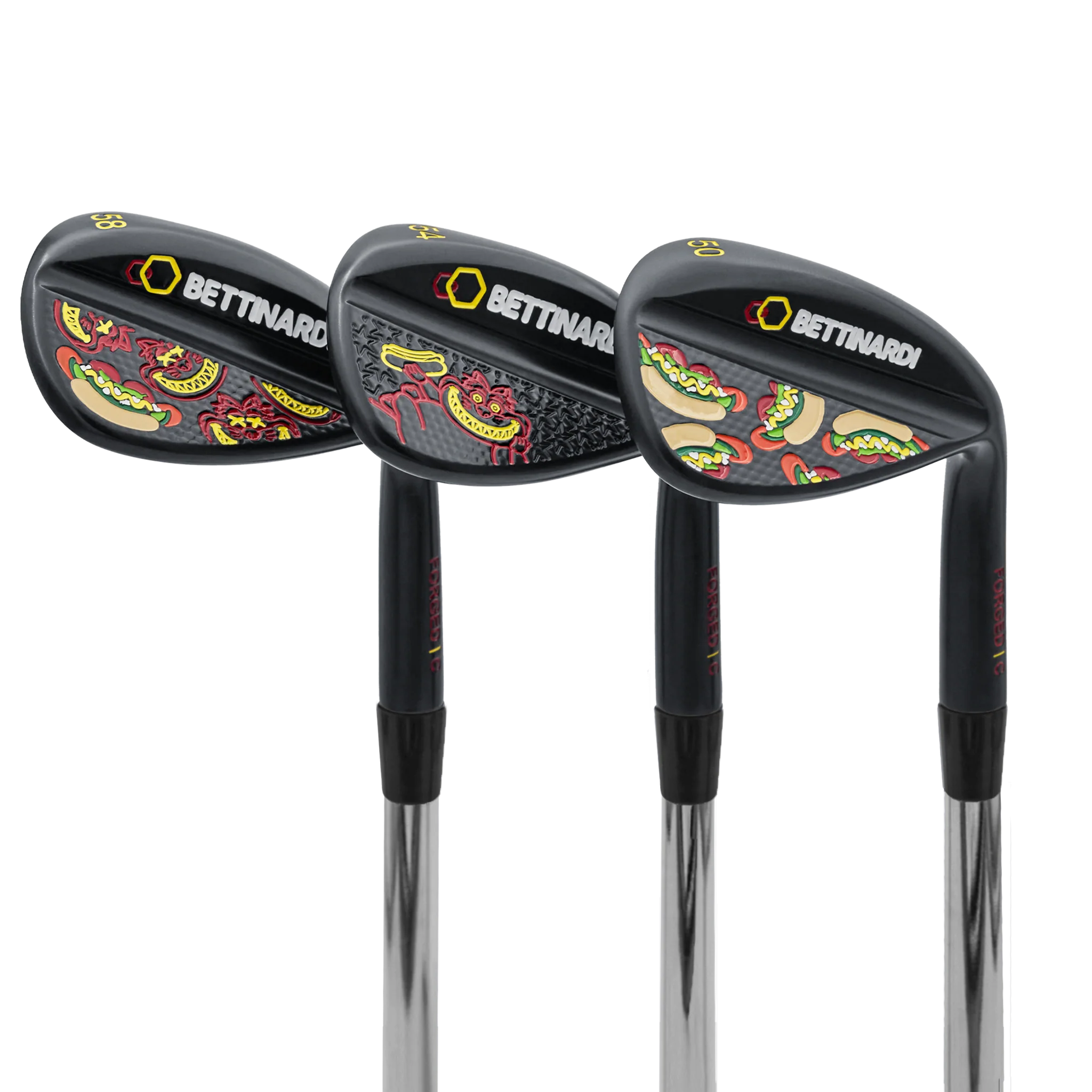 Chicago Dog Grail Cat Black Ox HLX 6.0 Wedge Set  (50°, 54°, 58°)