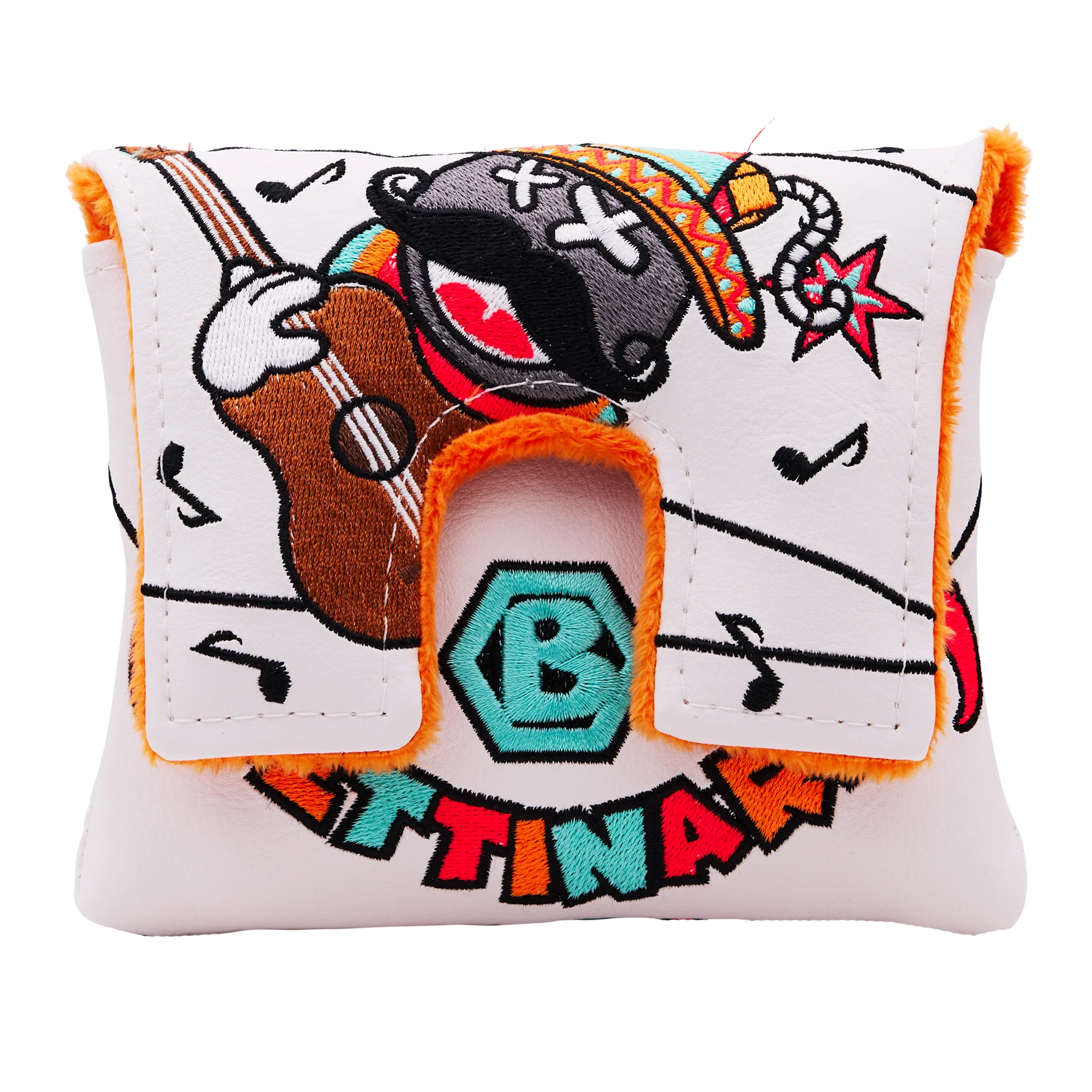 Cinco de Mayo Mariachi Multi Icon Center-Shafted Mallet Putter Headcover - Image 2