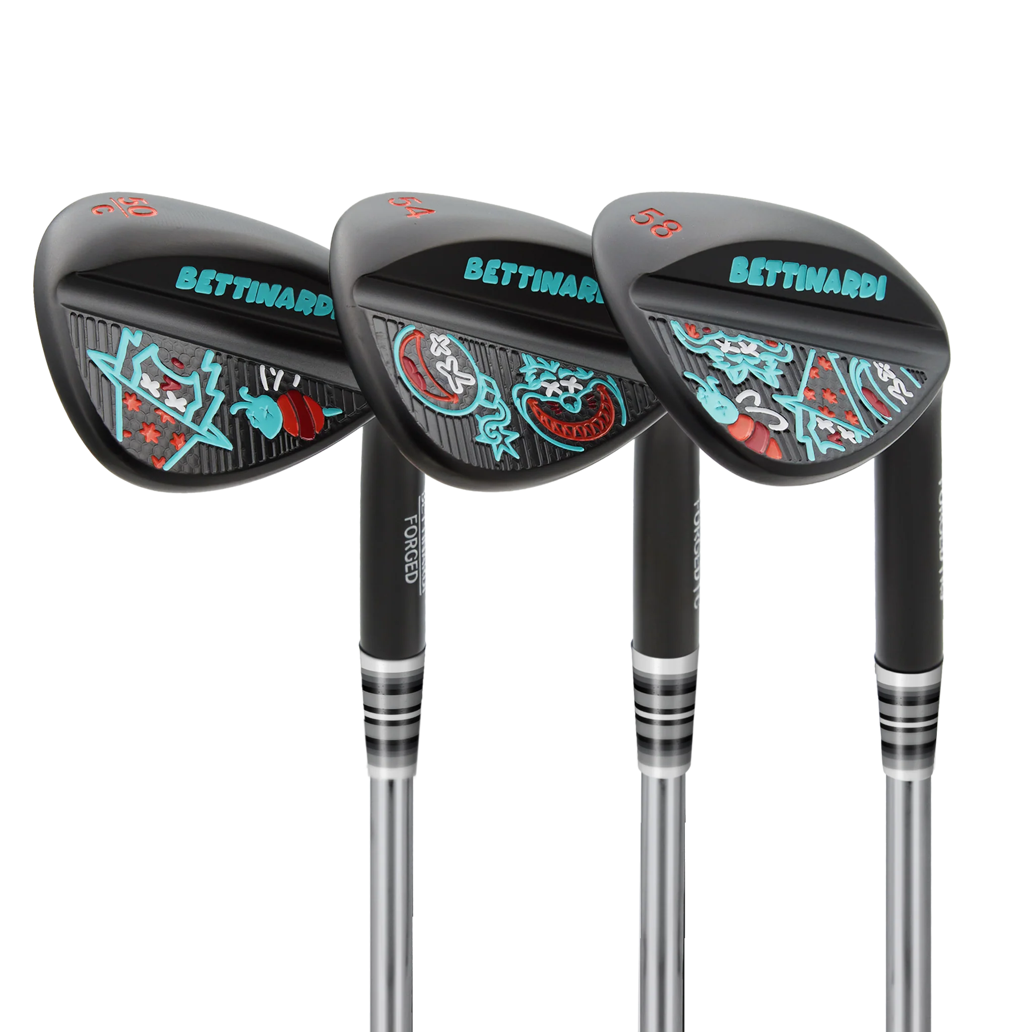 Cinco de Mayo Poison Multi Icon Black PVD HLX 6.0 Wedge Set (50°, 54°, 58°)