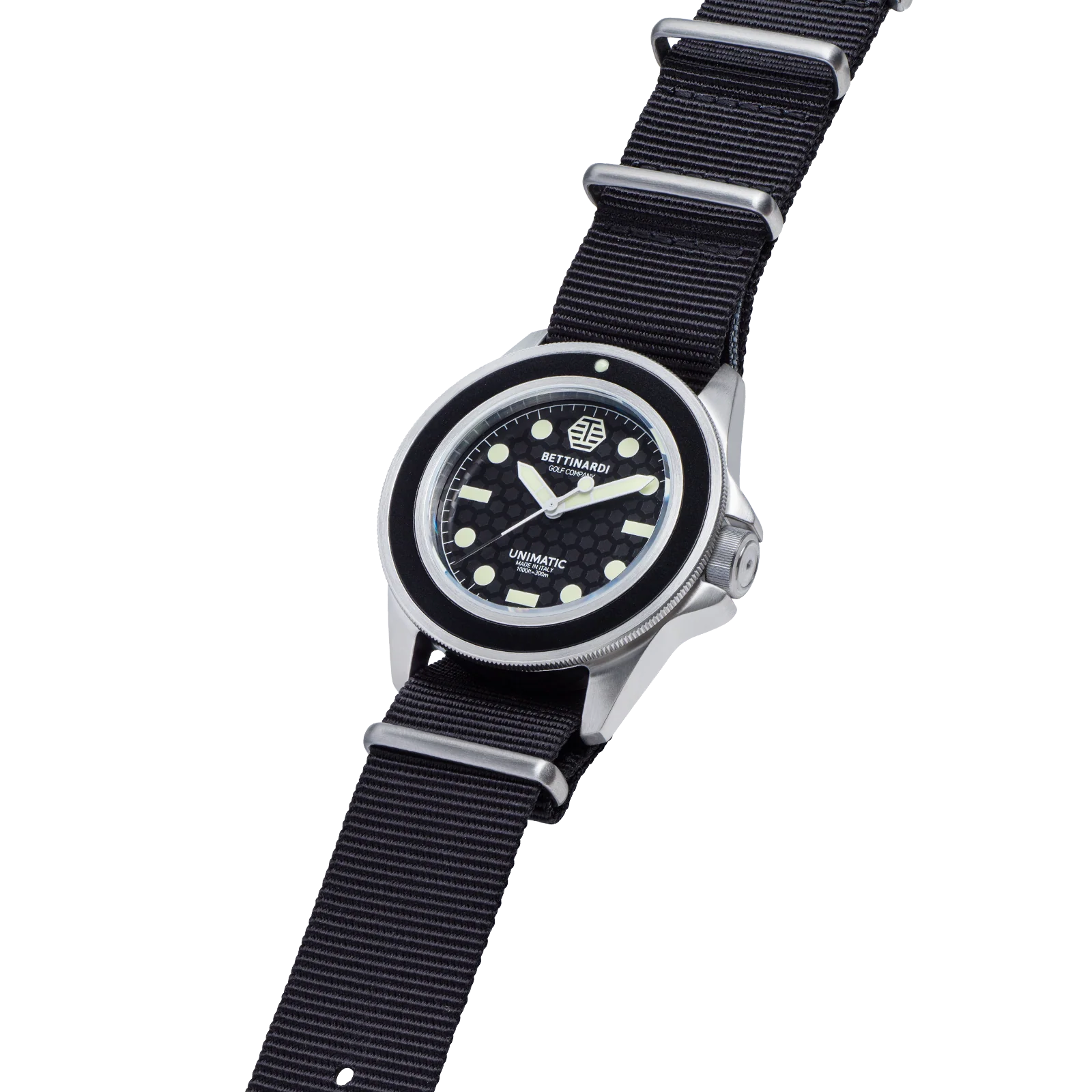 Exclusive Bettinardi x Unimatic Black Honeycomb U1 Classic Watch - Image 3
