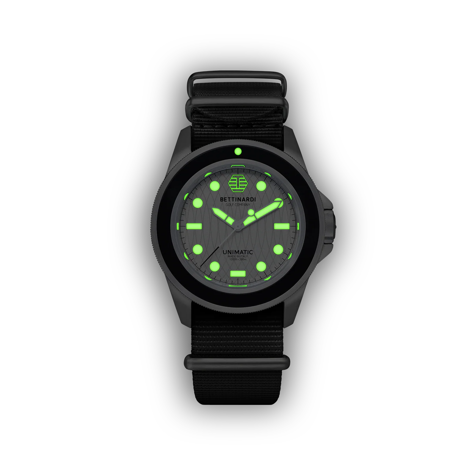 Exclusive Bettinardi x Unimatic Silver Flymill U1 Classic Watch - Image 6