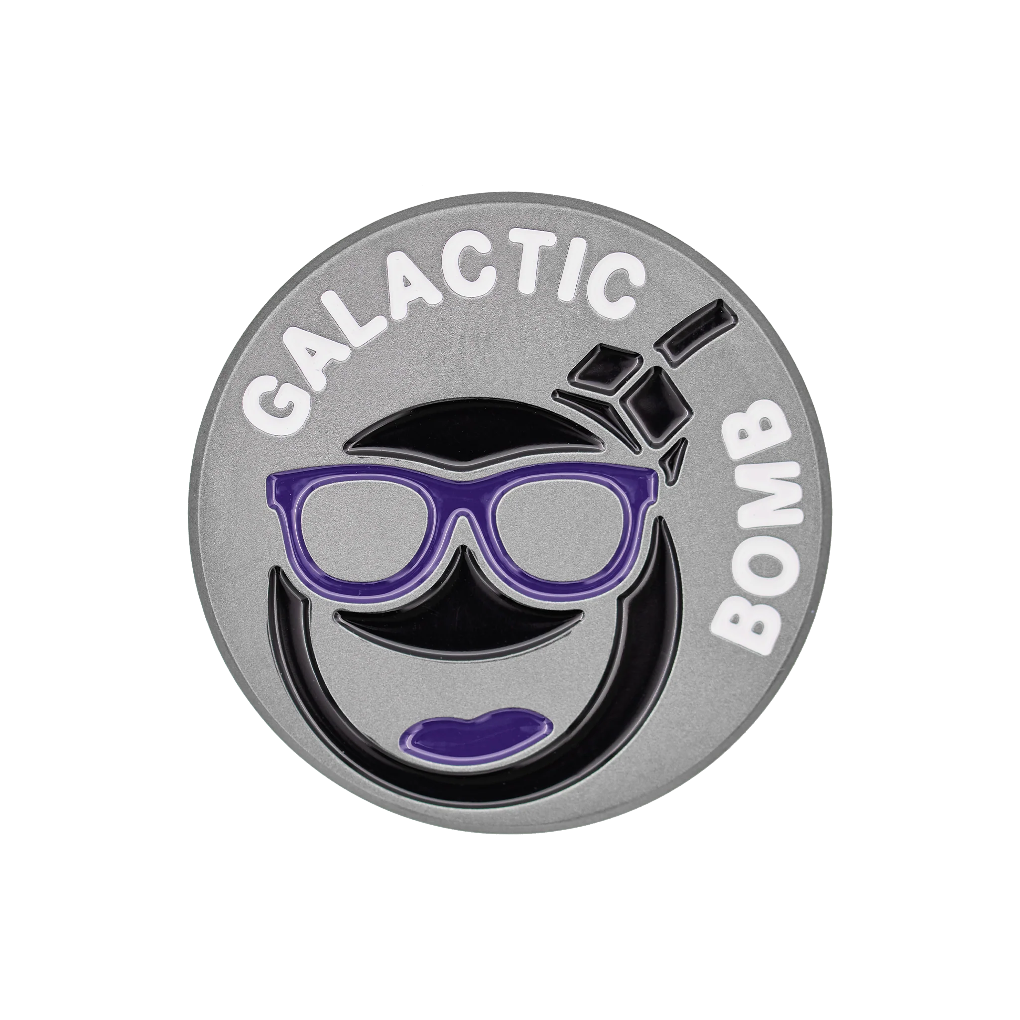 Galactic Bomb Black Ox Ball Marker - Image 3