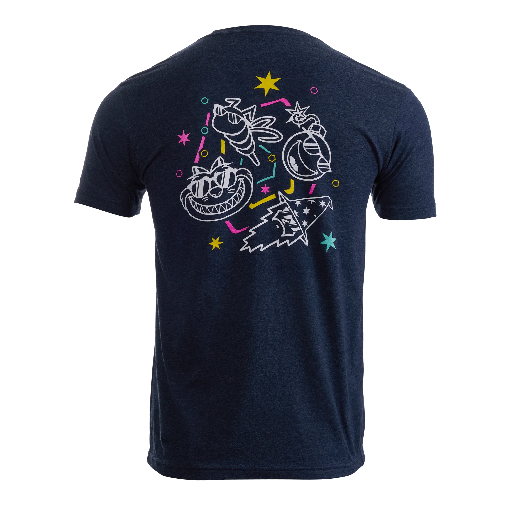 Galactic Groove Sunglasses Multi Icon T-Shirt - Image 2