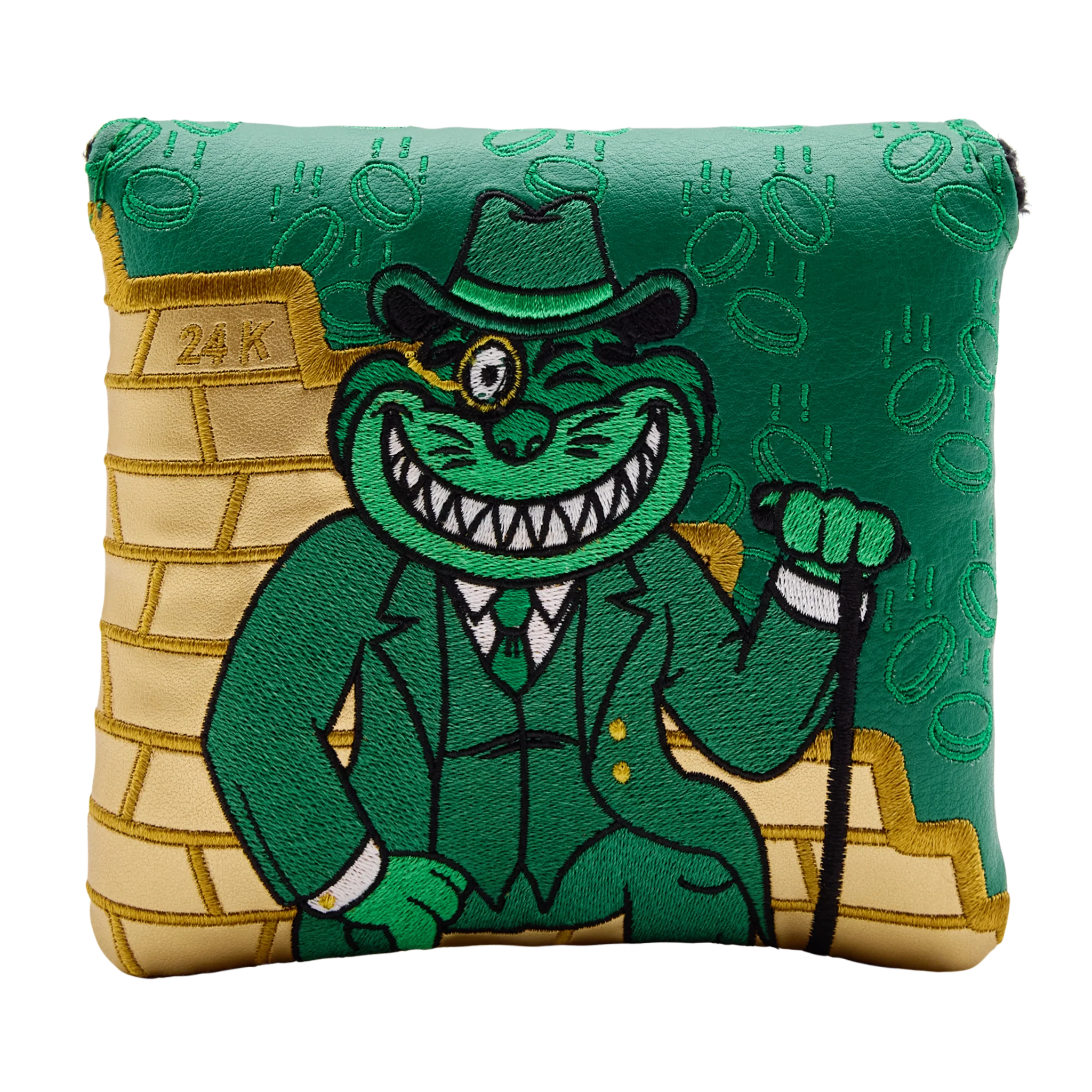 Gangster Cat Throne of Gold Mallet Putter Headcover