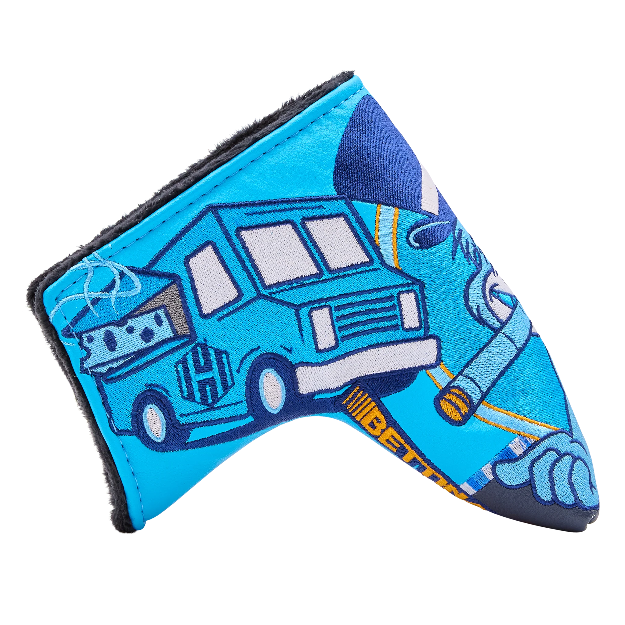 Gangster Cat True Blue Cheese Truck Blade Putter Headcover - Image 4